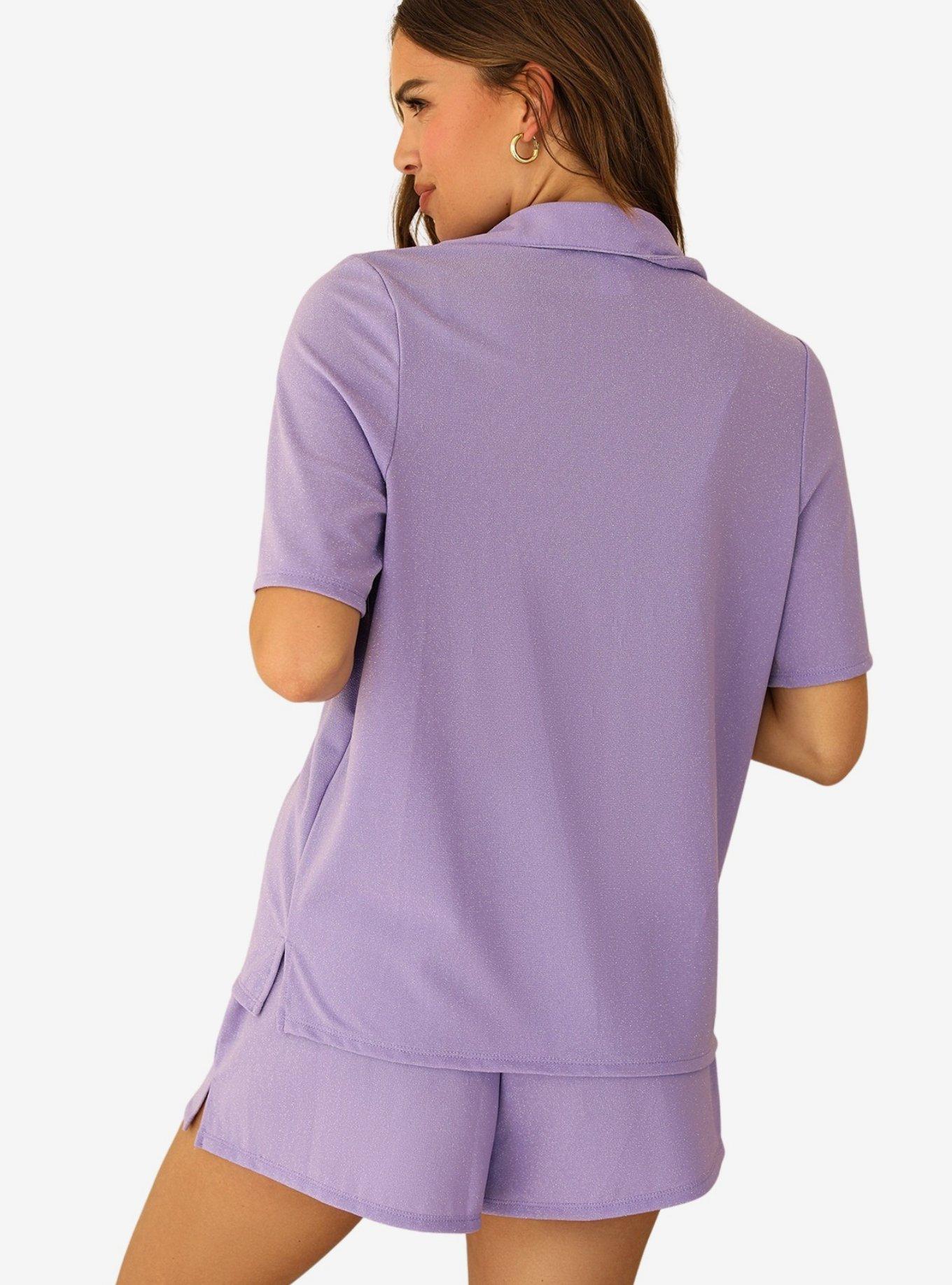 Dippin' Daisy's Mary-Kate Swim Top Cover-Up Bedazzled Lilac, PURPLE, alternate