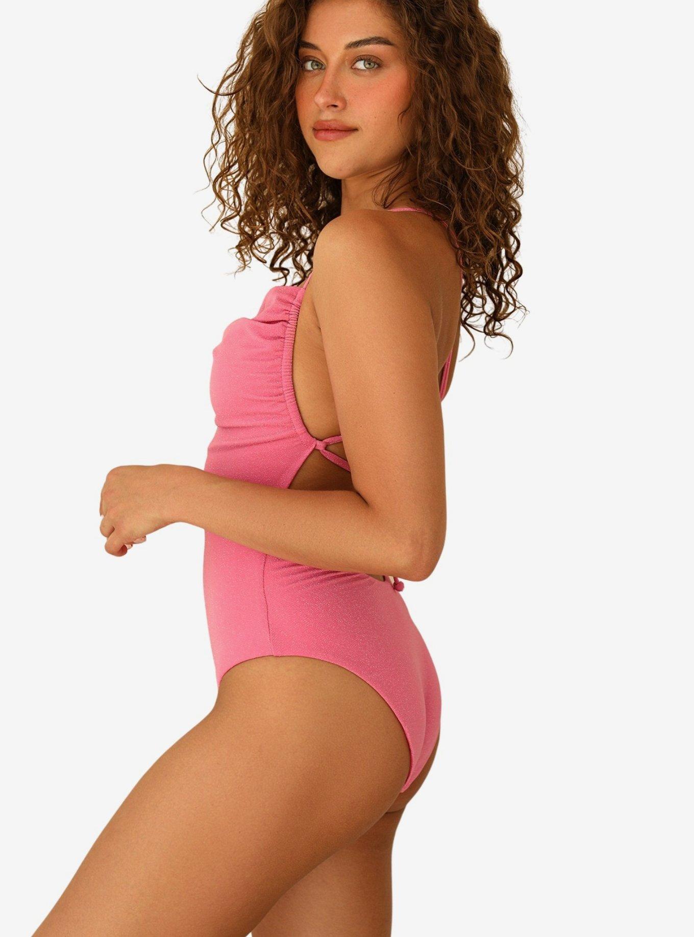 Dippin' Daisy's Gwen One Piece Candy Sparkle, PINK, alternate