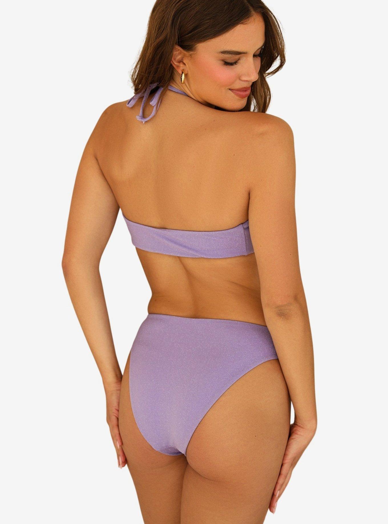 Dippin' Daisy's Seashore Swim Bottom Bedazzled Lilac, , hi-res