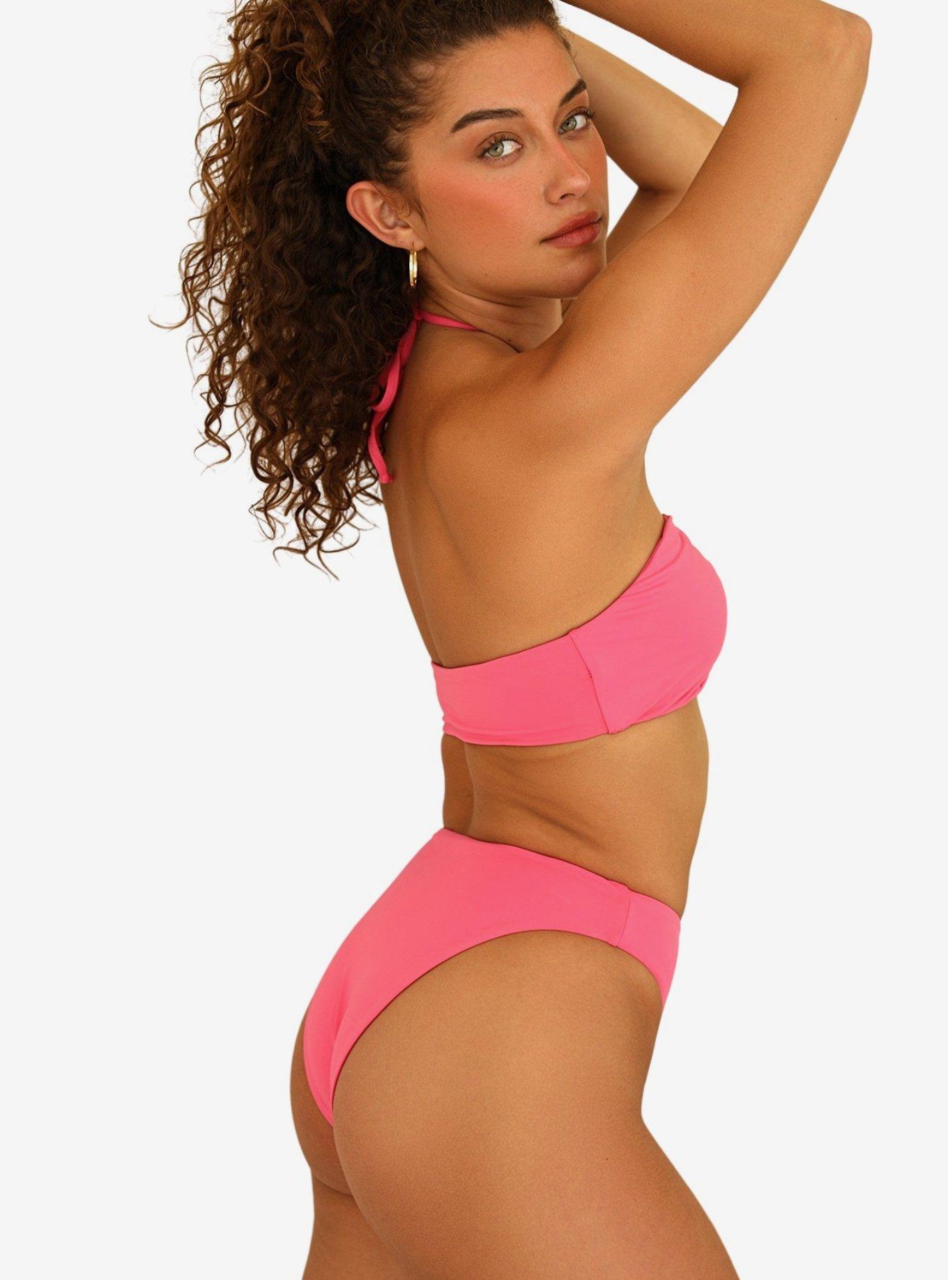 Dippin' Daisy's Amalfi Swim Top Plastic Pink, PINK, alternate