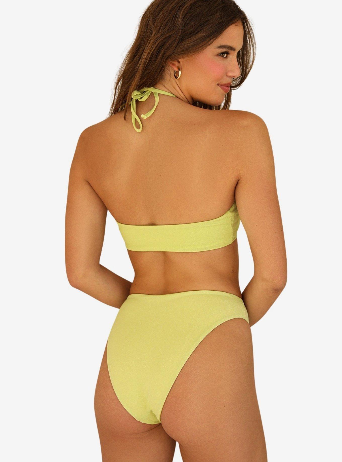 Dippin' Daisy's Amalfi Swim Top Lime Green, GREEN, alternate