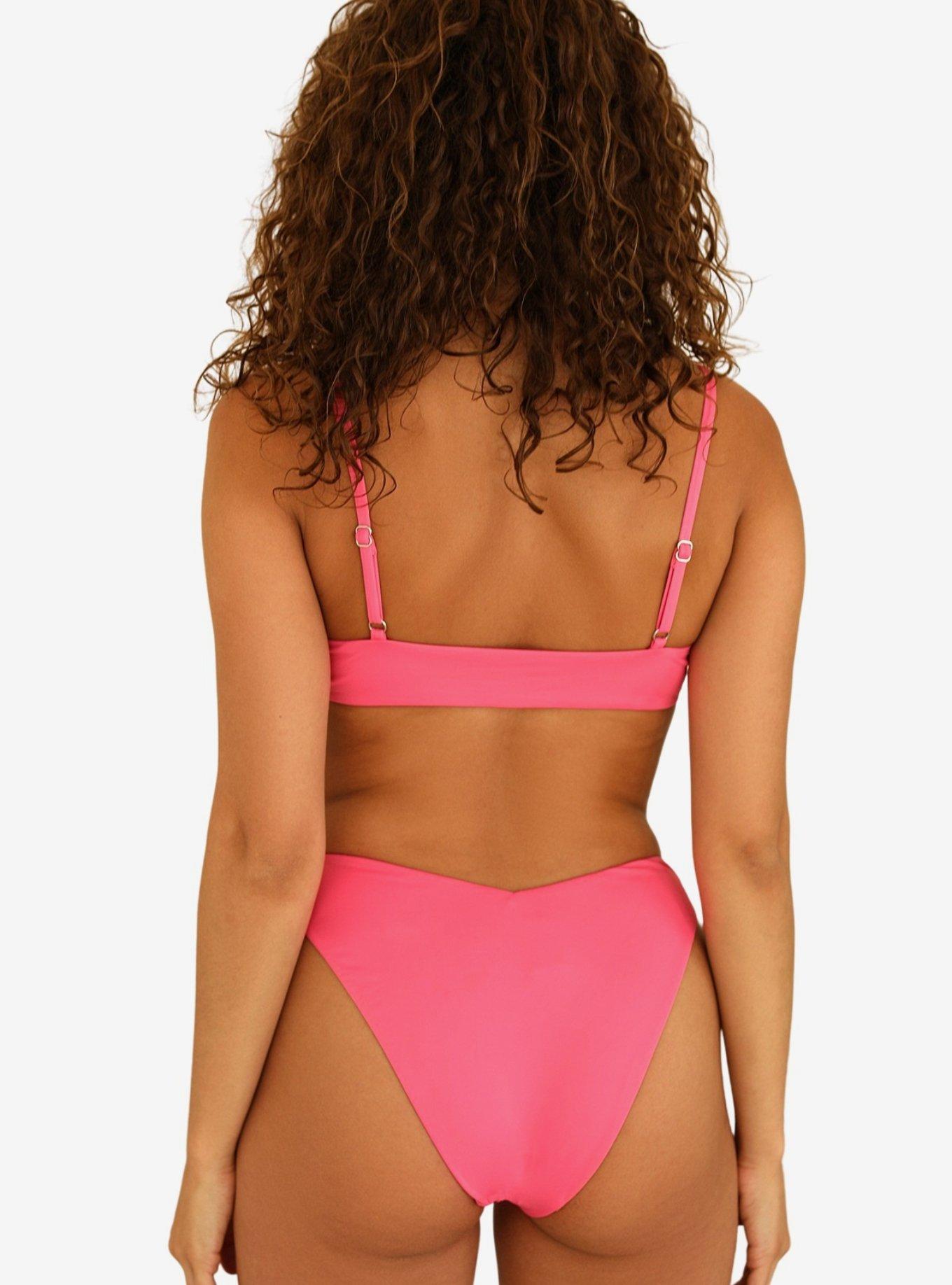 Dippin' Daisy's Britney Swim Top Plastic Pink, , hi-res