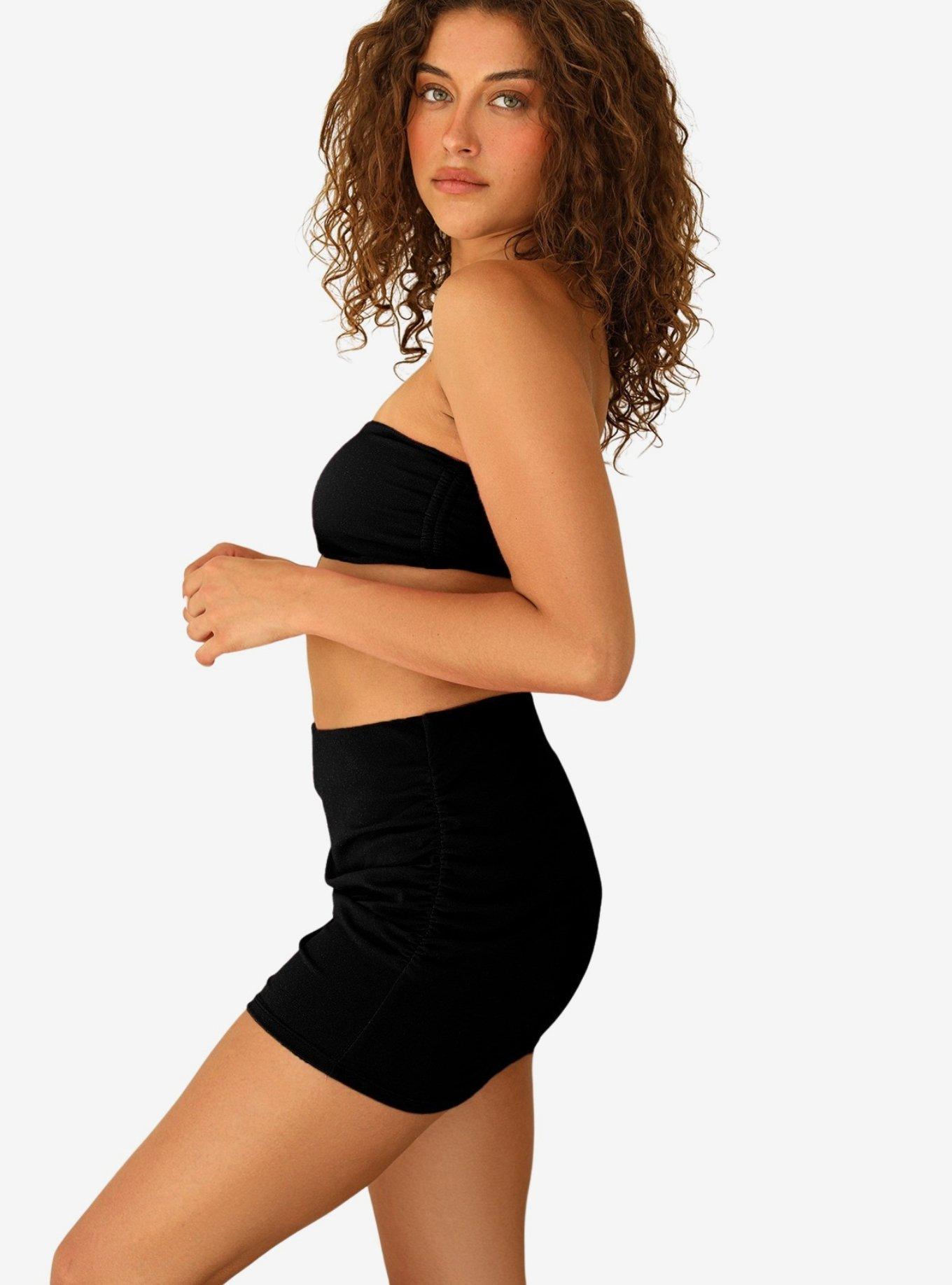 Dippin' Daisy's Lucky Swim Skirt Cover-Up Black, , hi-res