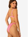 Dippin' Daisy's Tides Swim Top Candy Sparkle, PINK, alternate