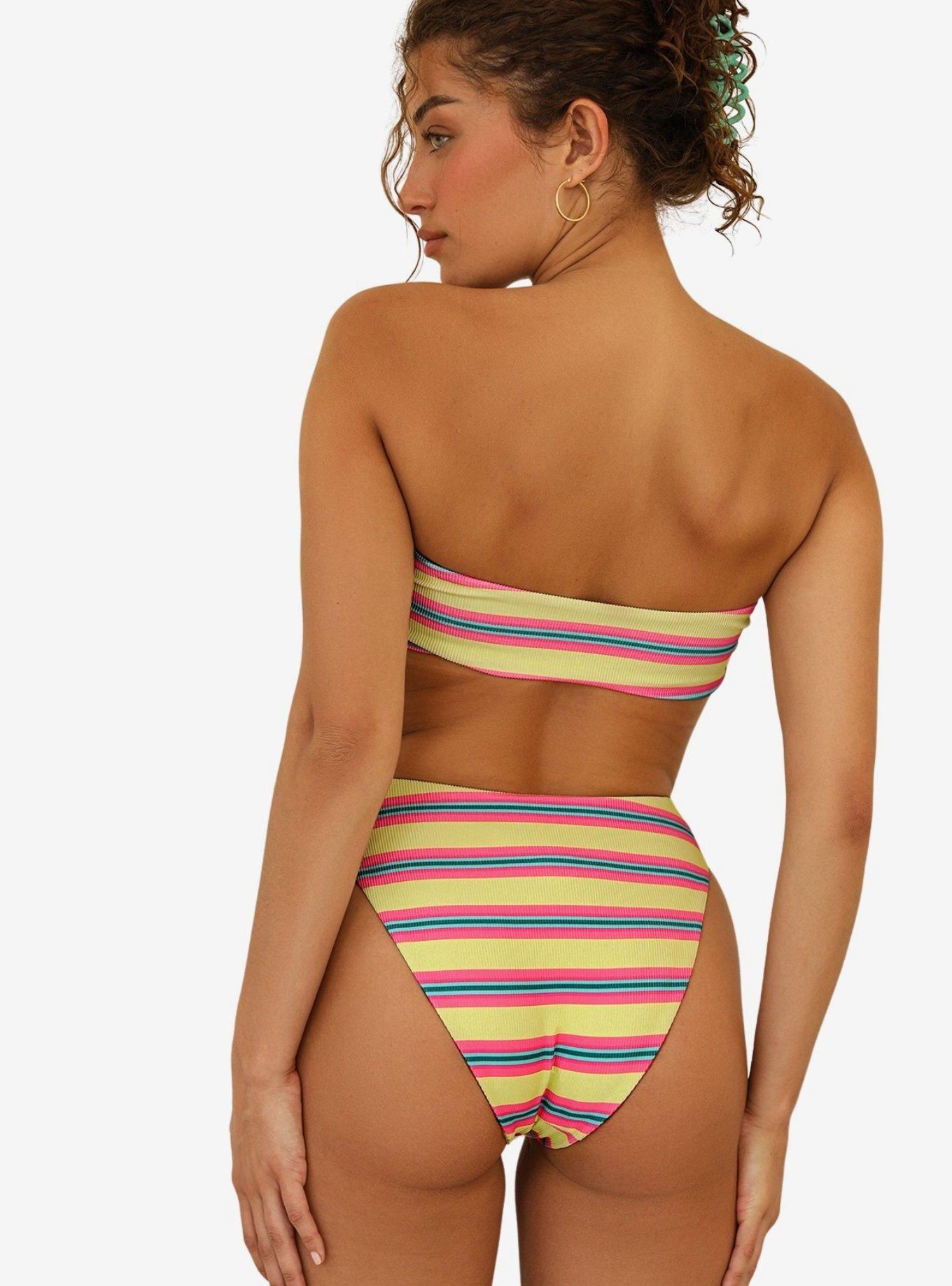 Dippin' Daisy's Seashore Swim Bottom Y2K Stripe, MULTI, alternate