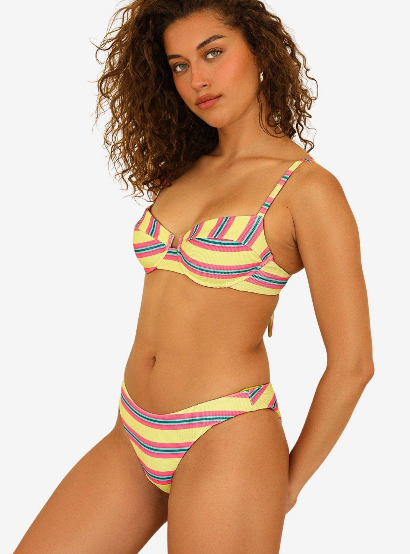 Dippin' Daisy's Nocturnal Swim Bottom Y2K Stripe, MULTI, alternate