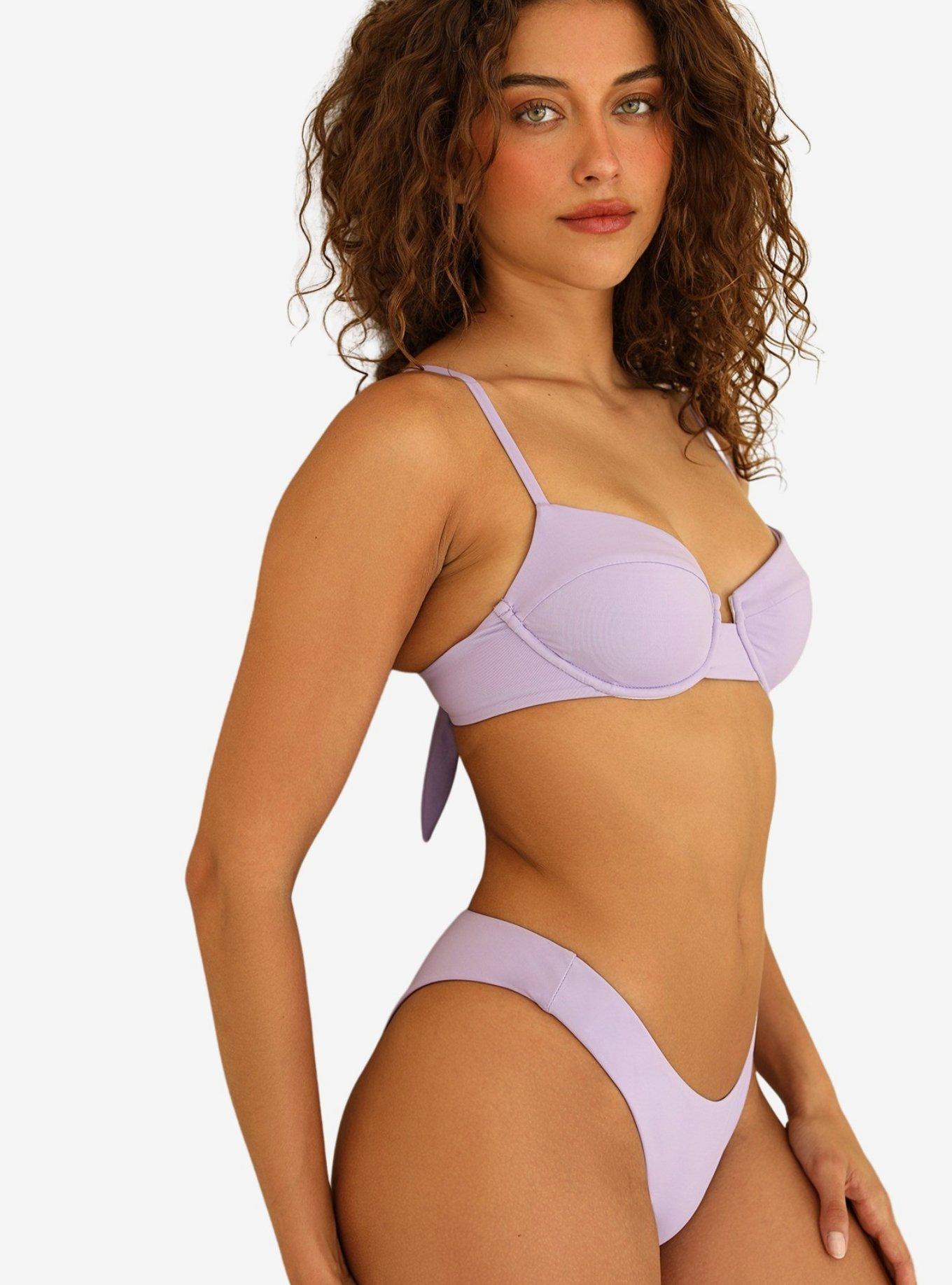 Dippin' Daisy's Gigi Swim Top Amethyst, PURPLE, alternate