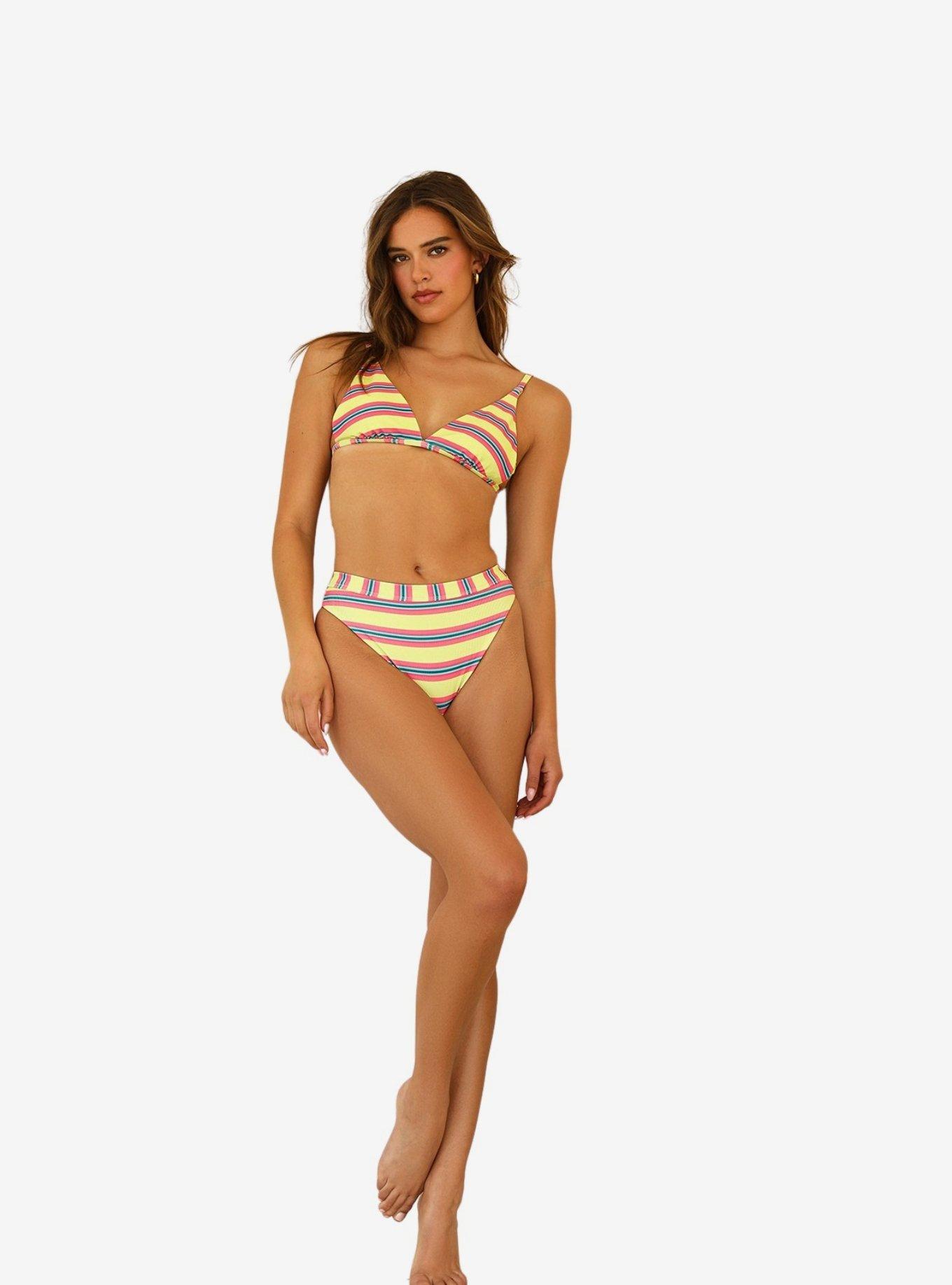Dippin' Daisy's Ultra Swim Bottom Y2K Stripe, MULTI, alternate