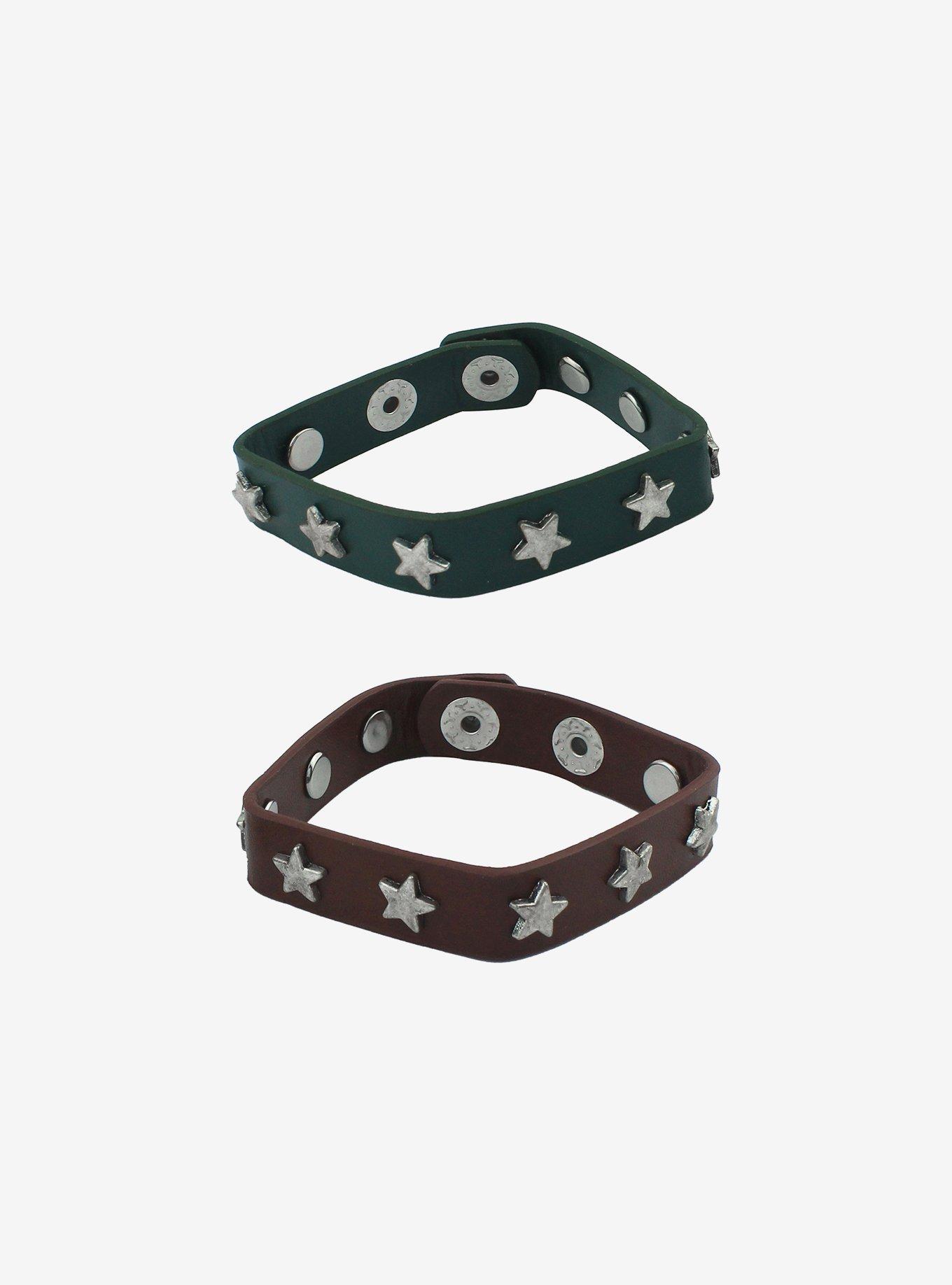 Social Collision Star Studs Cuff Bracelet Set, , alternate