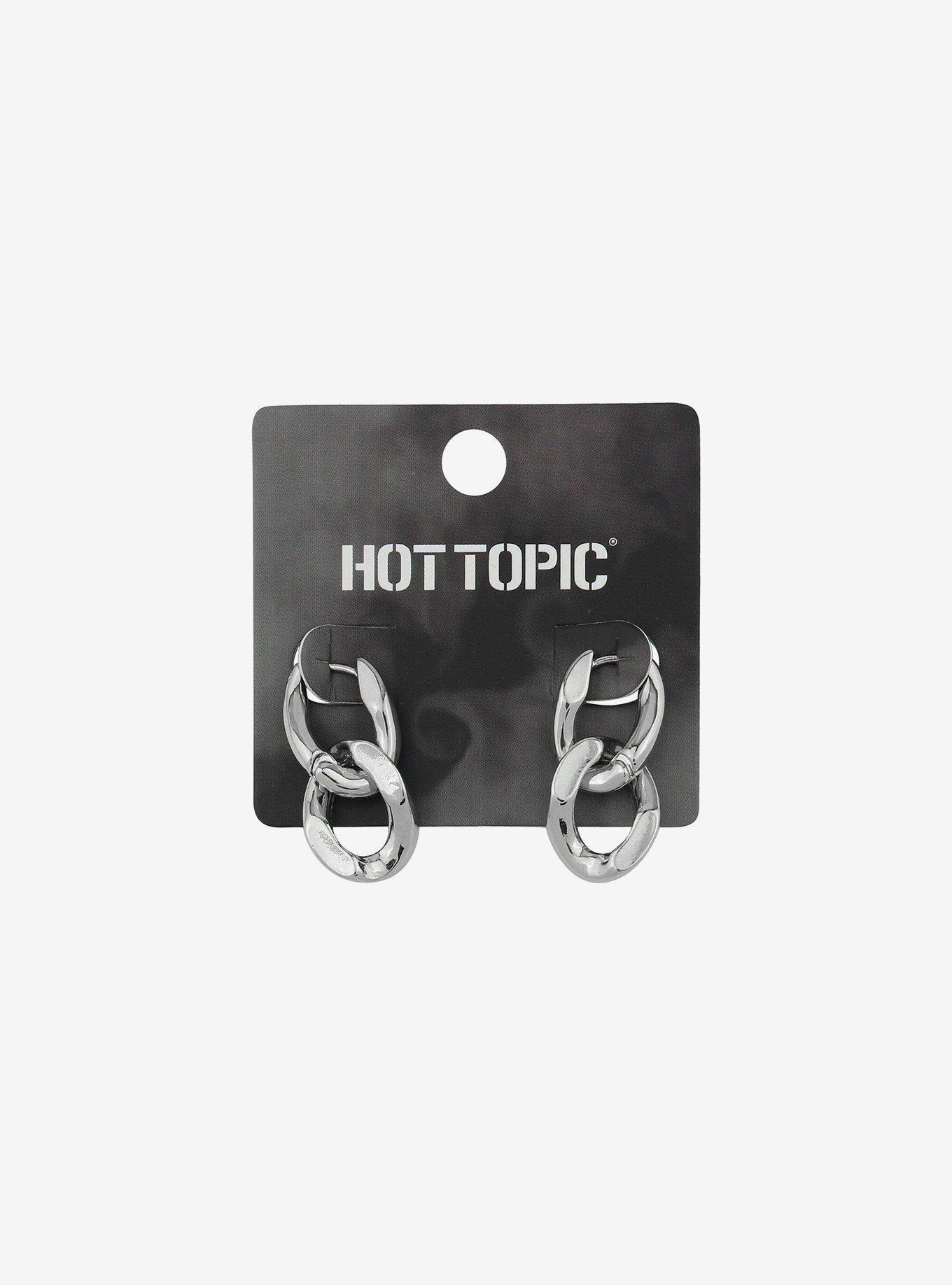 Chain Link Drop Earrings, , alternate