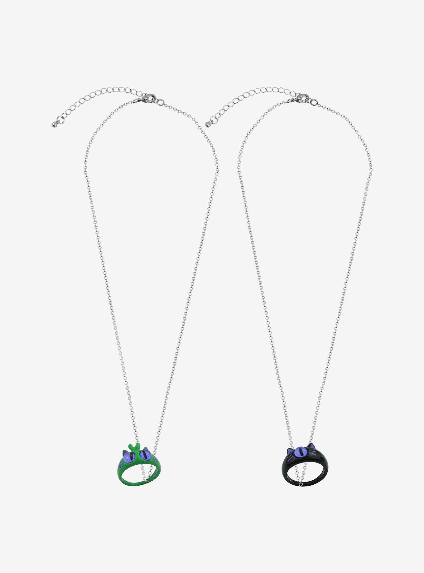 Alien Cats Best Friend Necklace Set, , alternate