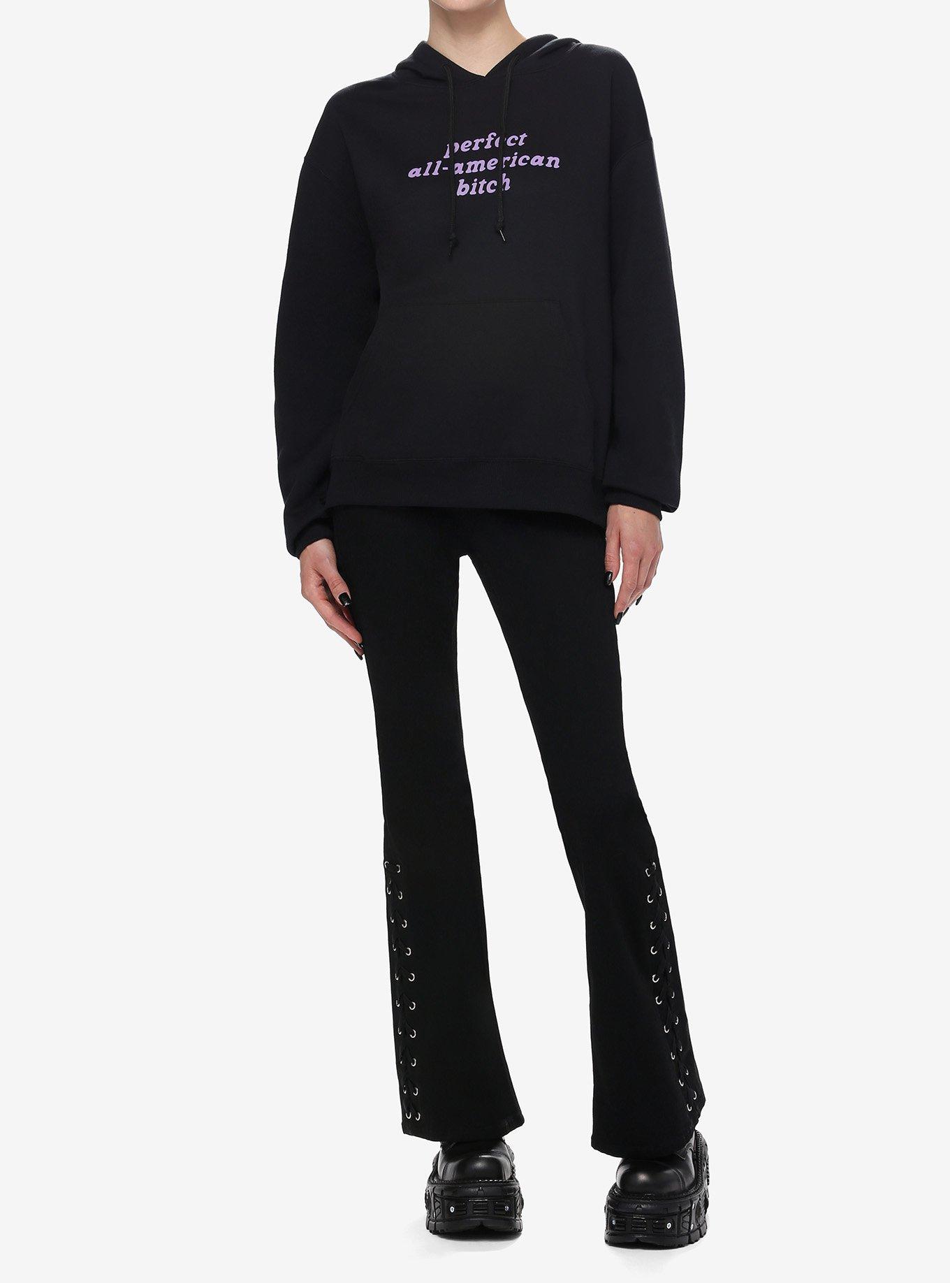 Olivia Rodrigo Perfect All-American Bitch Girls Hoodie, BLACK, alternate