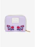 Loungefly Disney Sleeping Beauty Flowers & Three Good Fairies Mini Zipper Wallet, , alternate