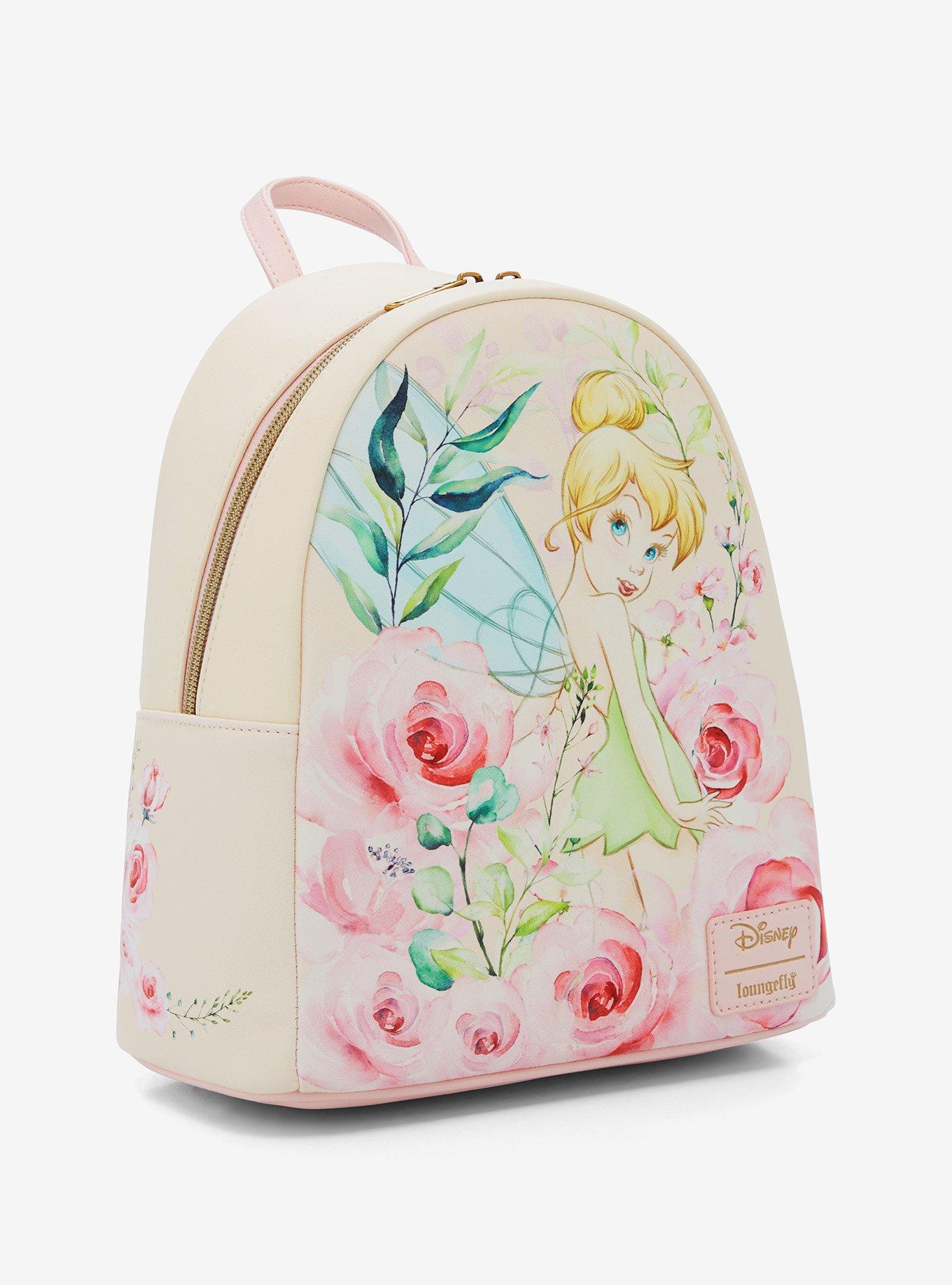 Loungefly Disney Peter Pan Tinker Bell Roses Mini Backpack