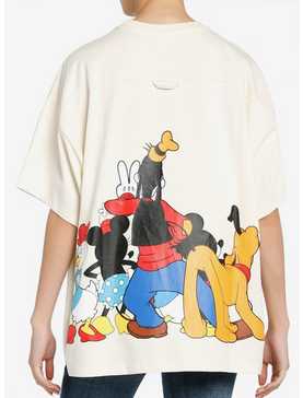 Disney Mickey Mouse And Friends Front & Back Group Oversized T-Shirt, , hi-res