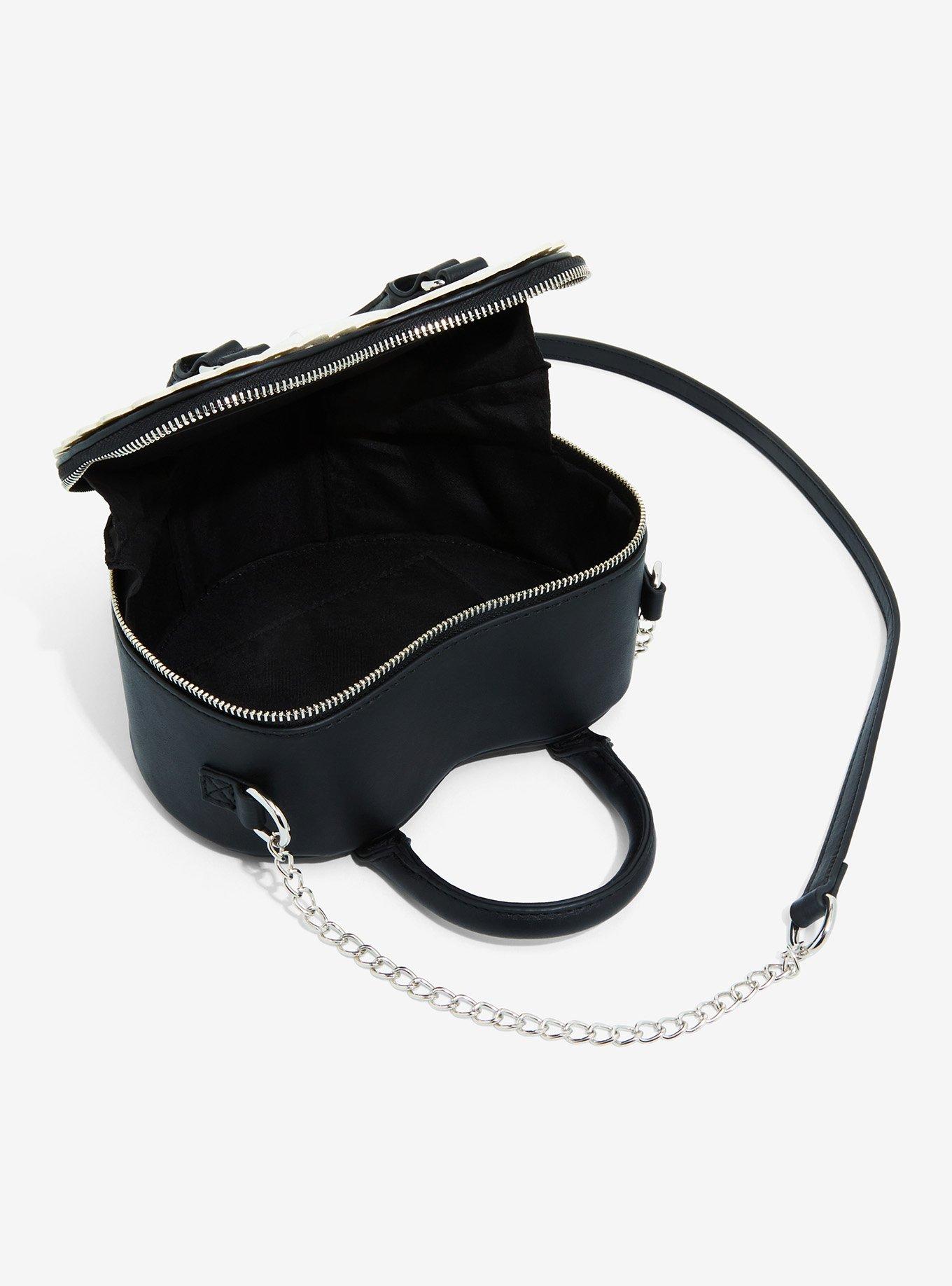 Black Heart Lolita Crossbody Bag, , alternate