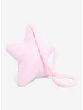Pastel Pink Star Plush Crossbody Bag, , alternate