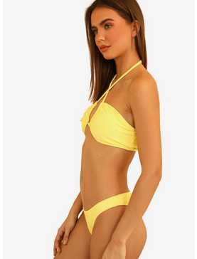 Dippin' Daisy's Nocturnal Swim Bottom Limelight Yellow Ribbed, , hi-res
