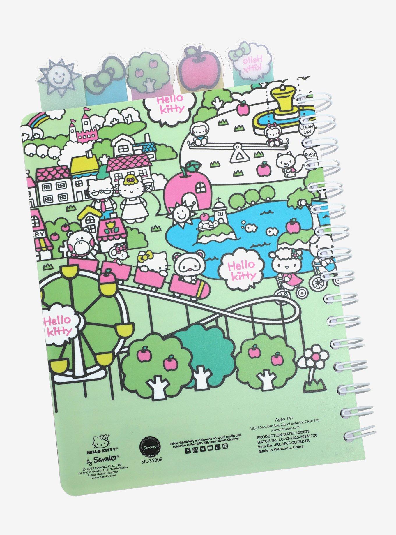 Hello Kitty Pastel Town Tab Journal, , alternate