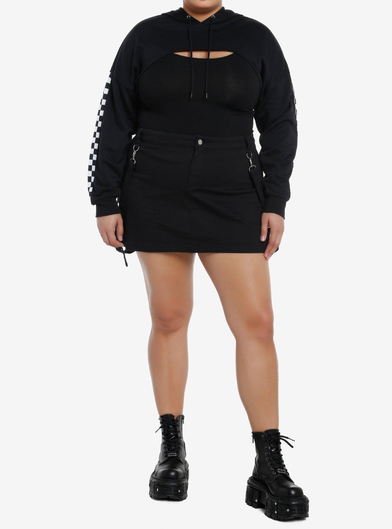 Social Collision Game Over Bolero Girls Crop Shrug Plus Size, , alternate