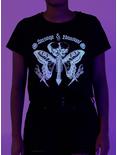 Cosmic Aura Strange & Unusual Glow-In-The-Dark Girls Crop T-Shirt, , alternate