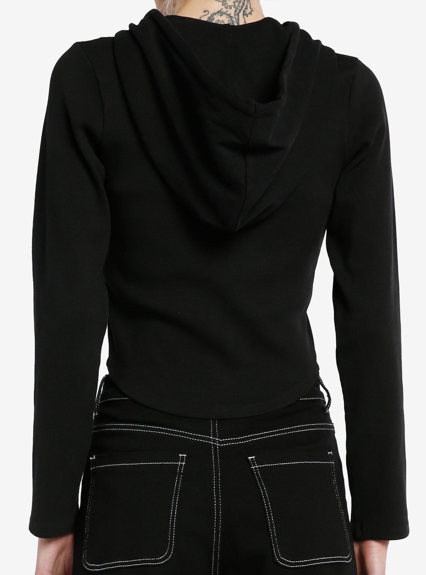 Social Collision Quiet Chaos Fitted Girls Hoodie, , hi-res
