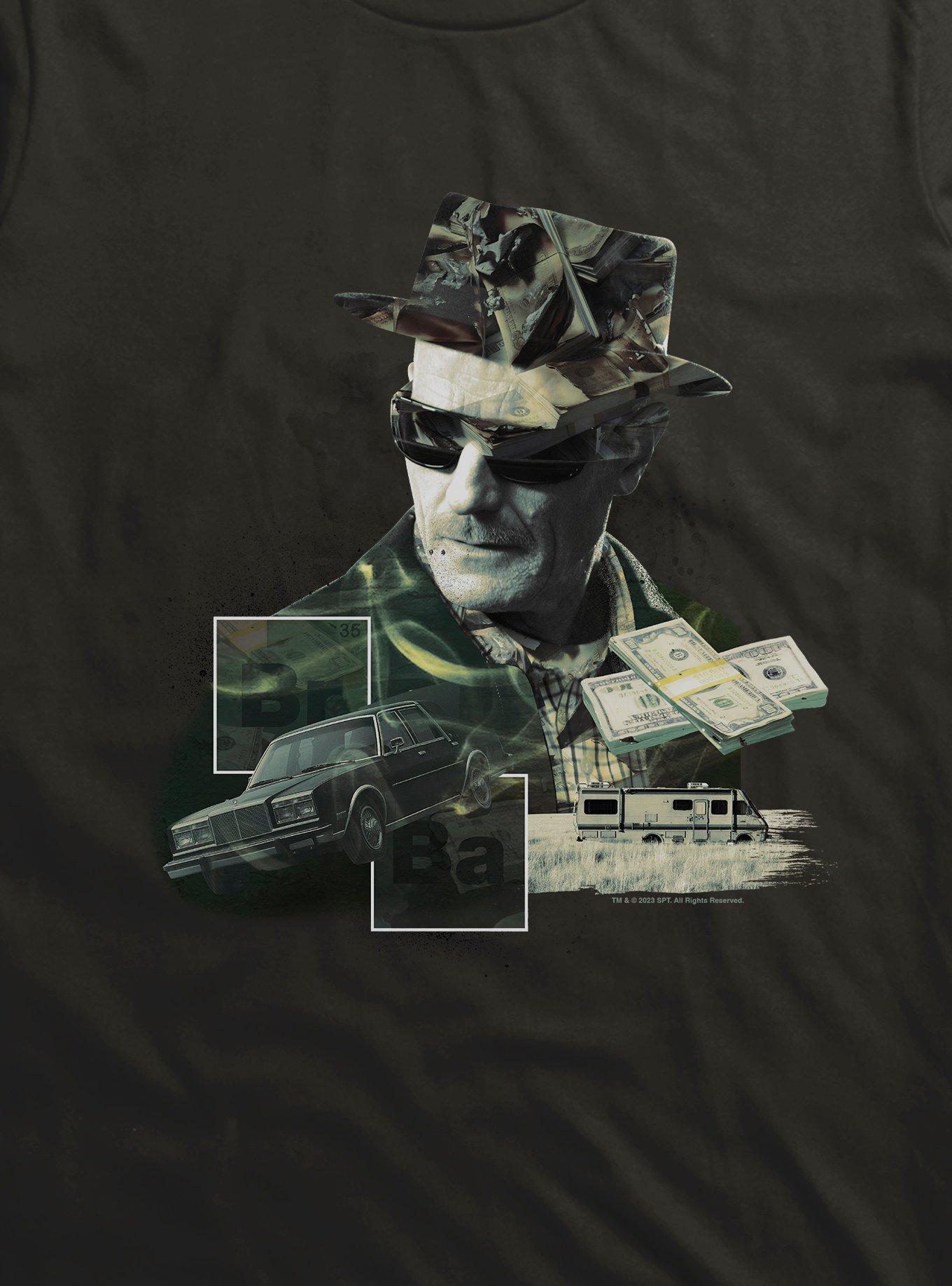 Breaking Bad Heisenberg Collage T-Shirt, BLACK, alternate