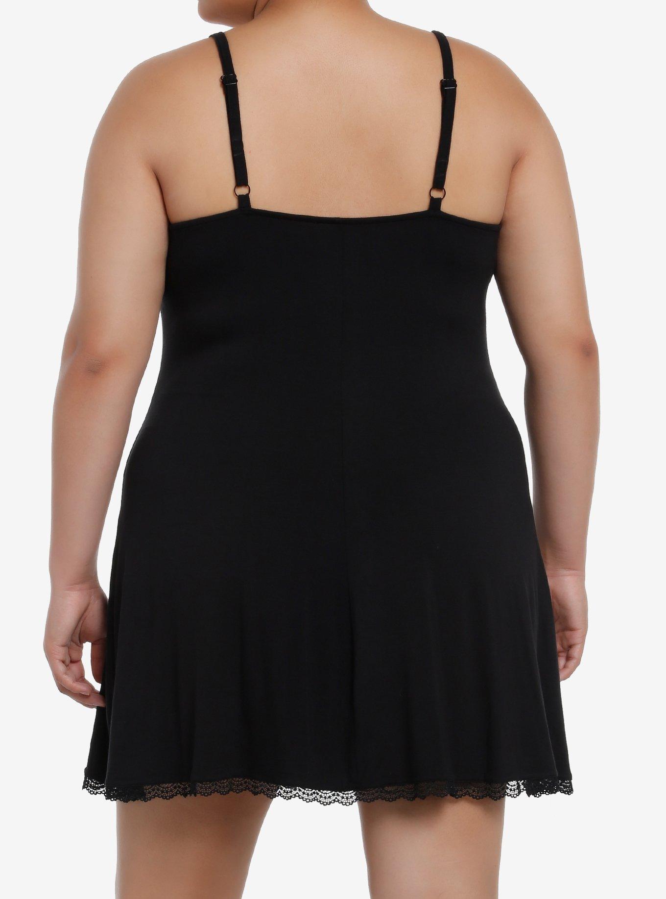 Social Collision Rock 'N' Roll Saved My Soul Cami Dress Plus Size, , alternate