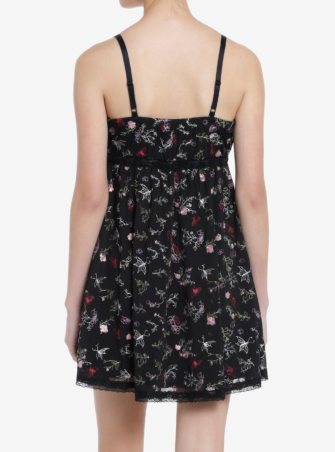 Sweet Society Flower Embroidery Cami Dress, PINK, alternate