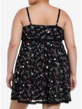 Sweet Society Flower Embroidery Cami Dress Plus Size, PINK, alternate