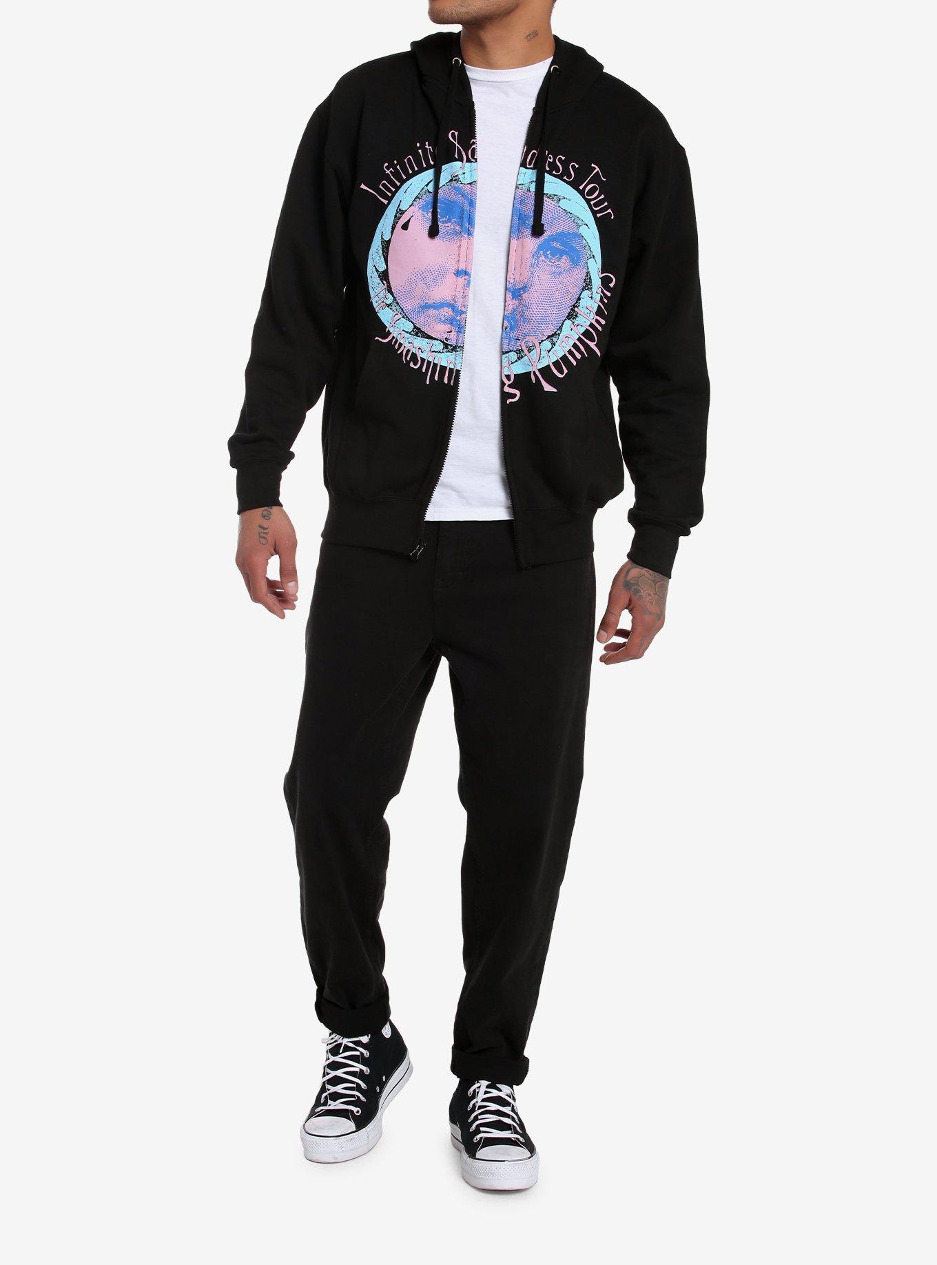 The Smashing Pumpkins Infinite Sadness Tour Hoodie, BLACK, alternate