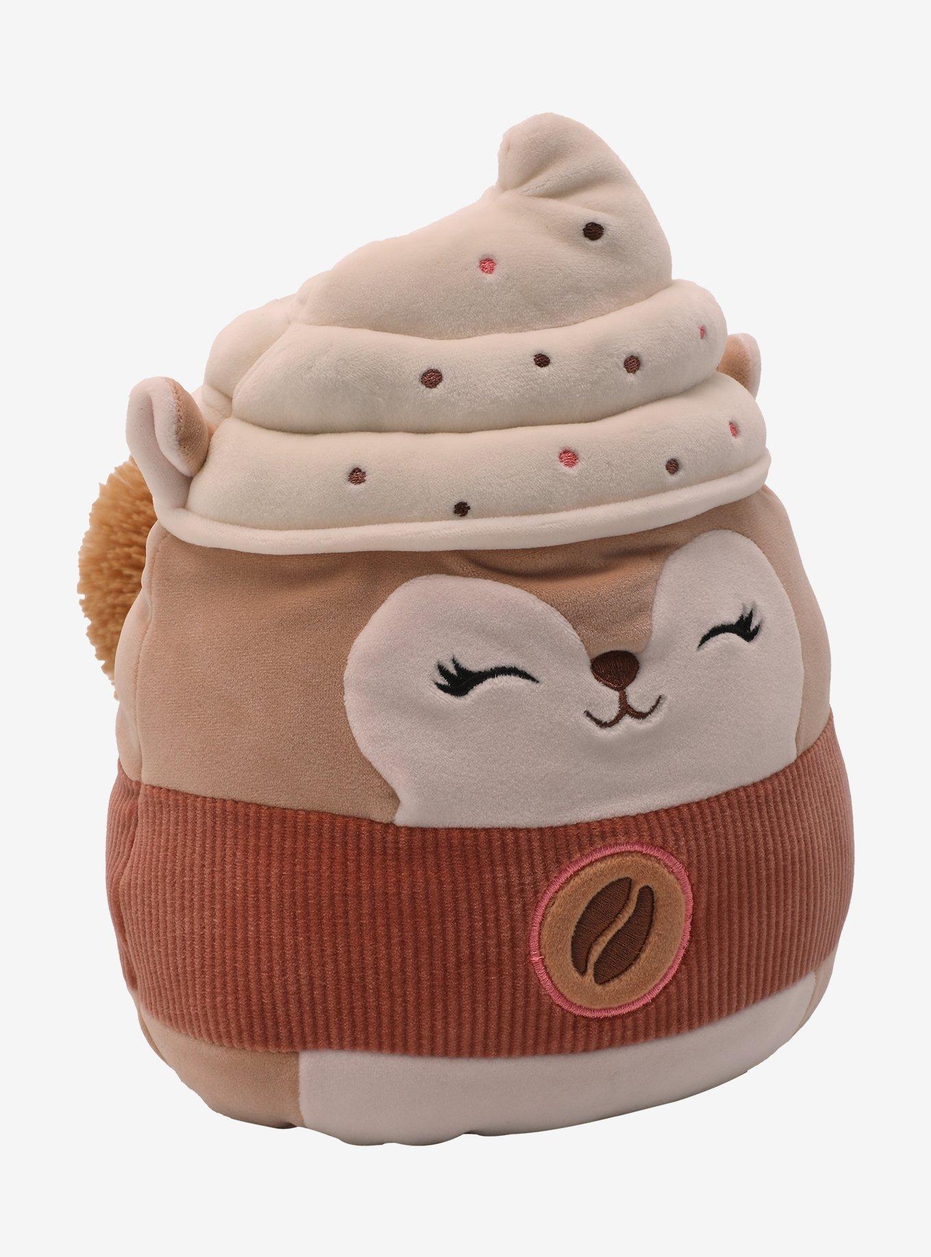 Squishmallows Reza The Latte Coffee Squirrel Plush, , alternate