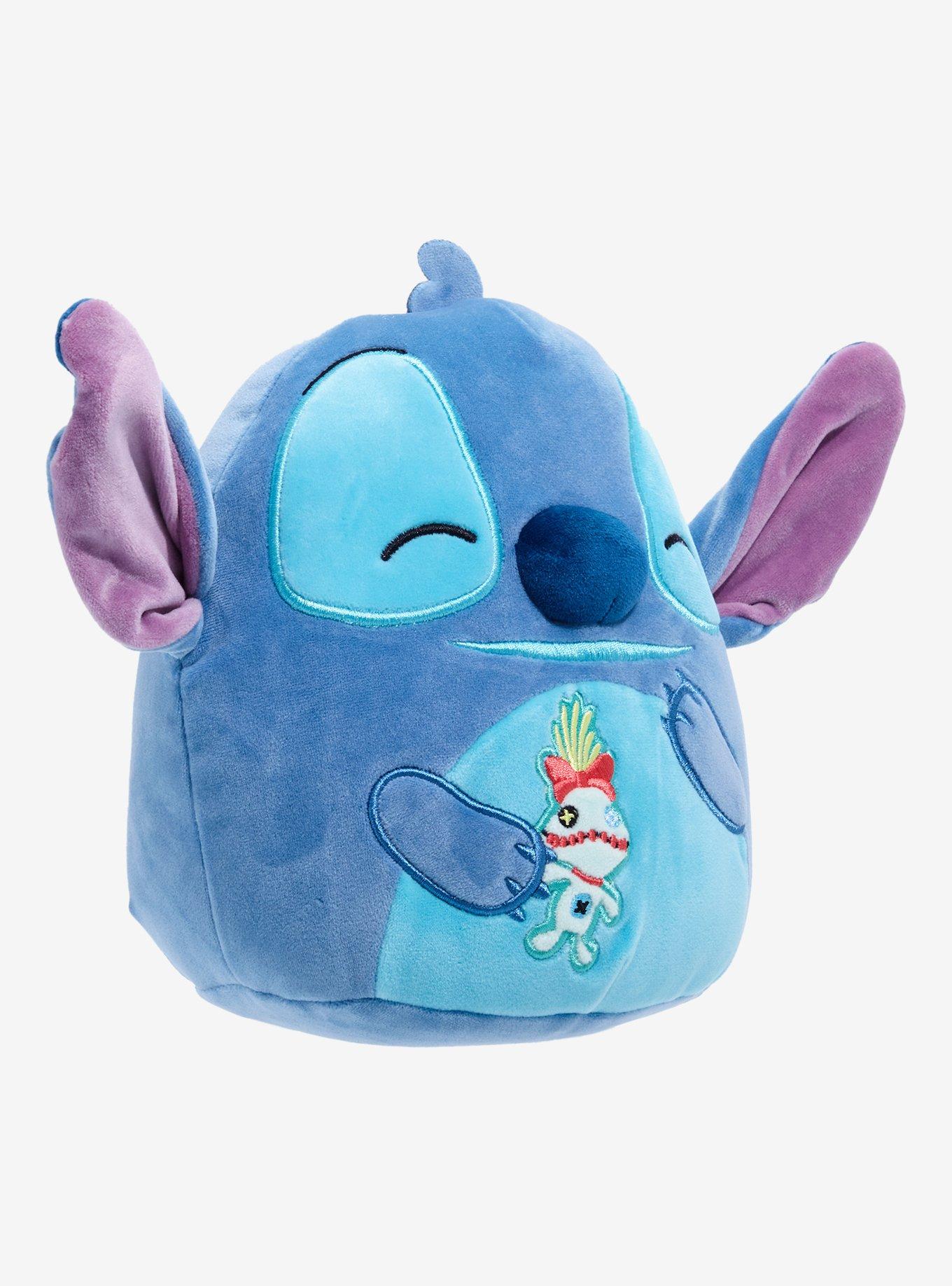 Squishmallows Disney Stitch Holding Scrump Plush, , alternate