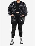 Chococat Celestial Knit Hooded Girls Cardigan Plus Size, , alternate