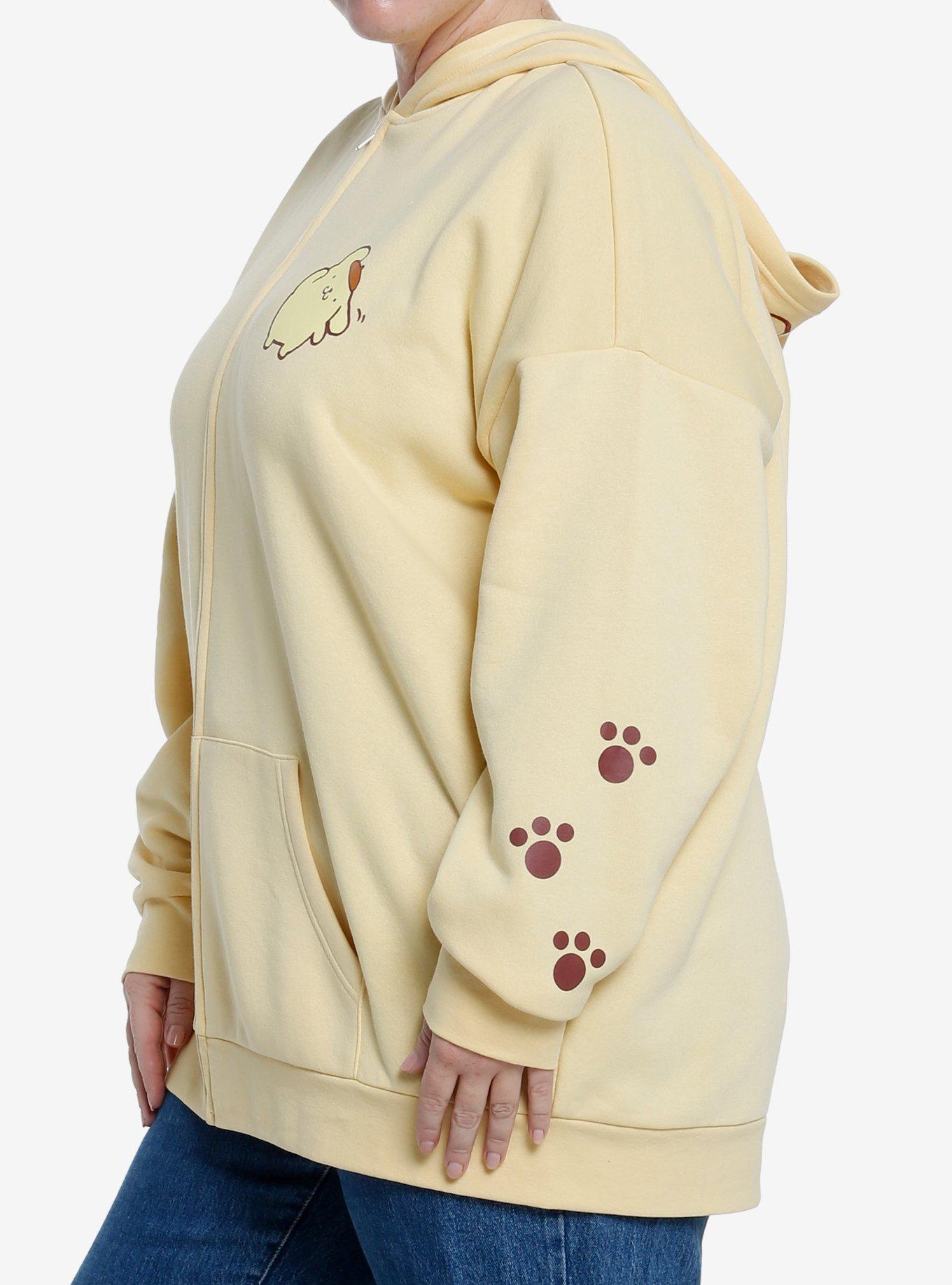 Pompompurin Paws Girls Hoodie Plus Size, MULTI, alternate