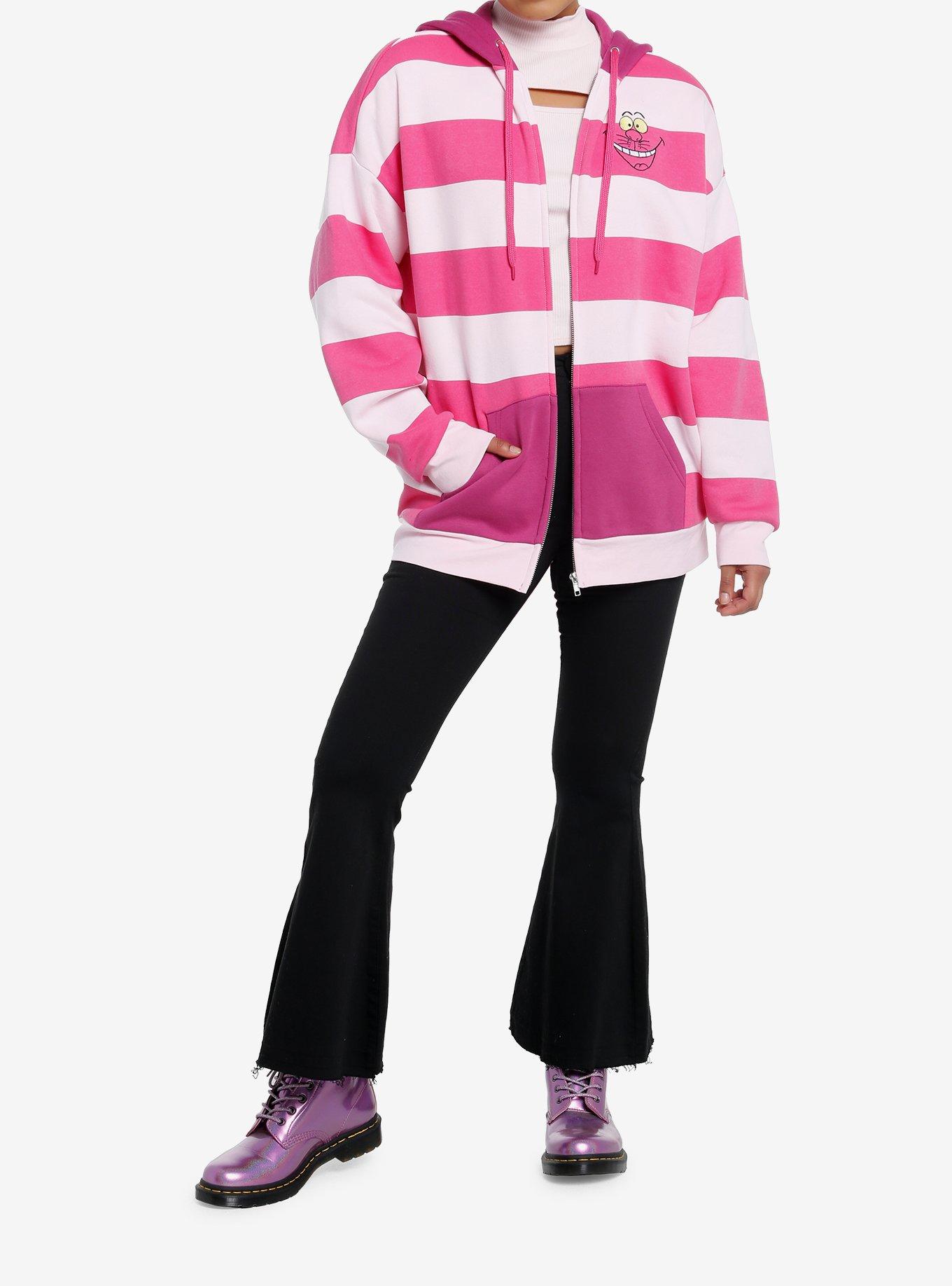 Disney Alice In Wonderland Cheshire Cat Girls Hoodie, MULTI, alternate