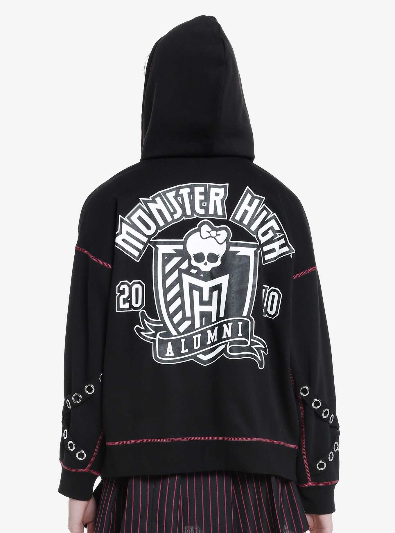Monster High Grommet Sleeve Girls Hoodie, , hi-res