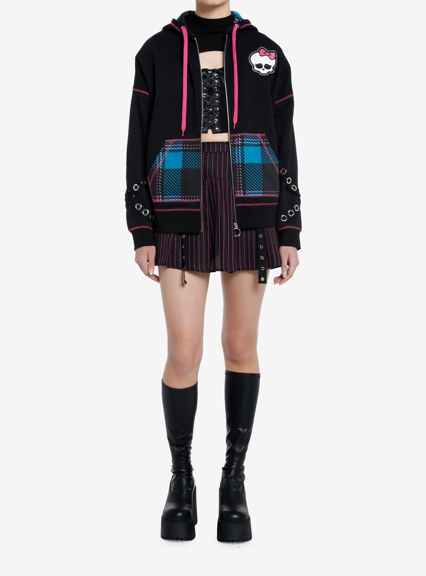 Monster High Grommet Sleeve Girls Hoodie, MULTI, alternate