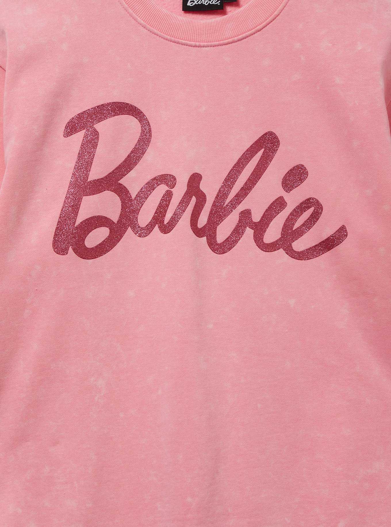 Barbie Logo Women's Crewneck - BoxLunch Exclusive, , hi-res