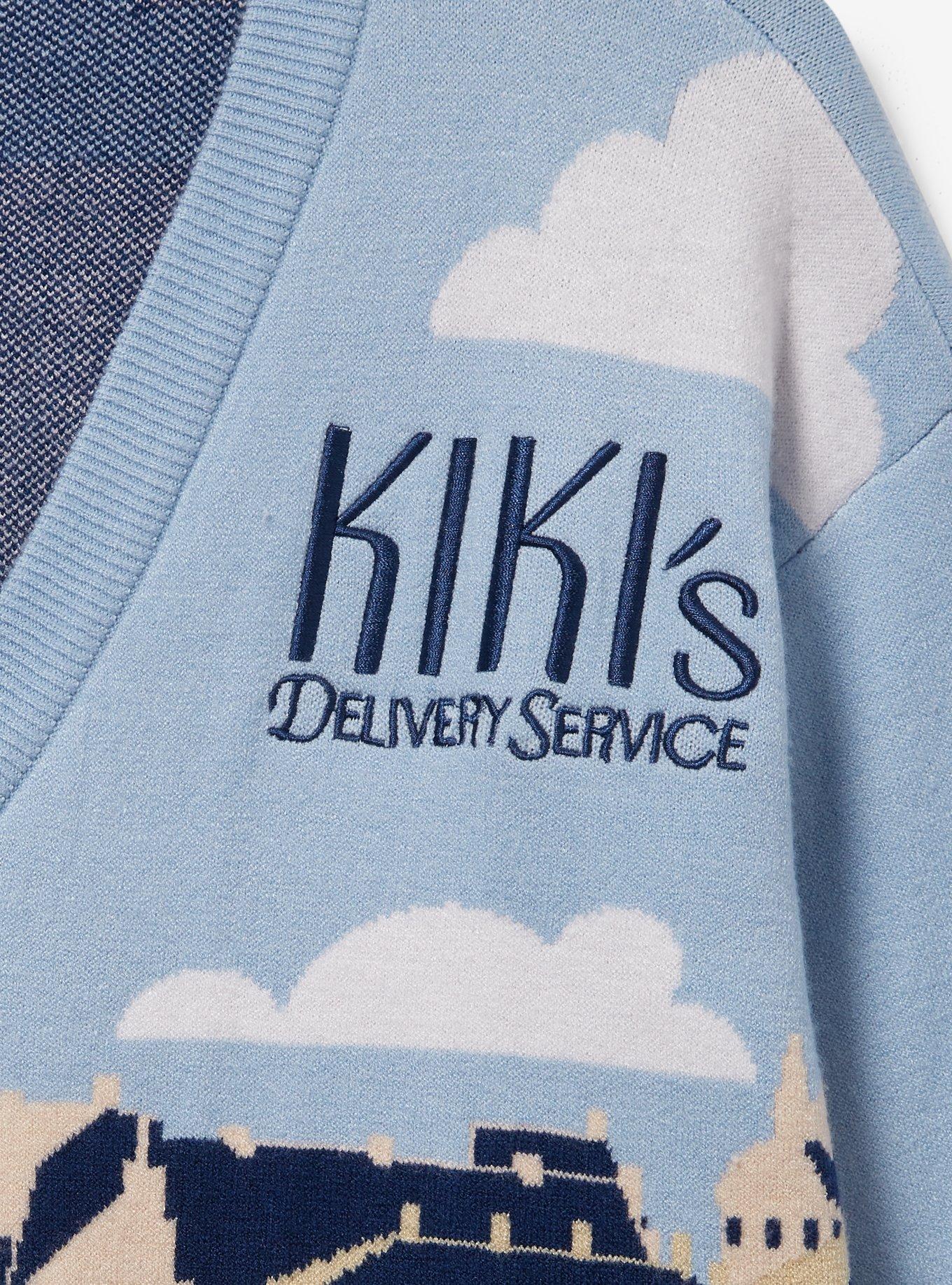 Studio Ghibli Kiki's Delivery Service Scenic Women's Cardigan - BoxLunch Exclusive, LIGHT BLUE, alternate