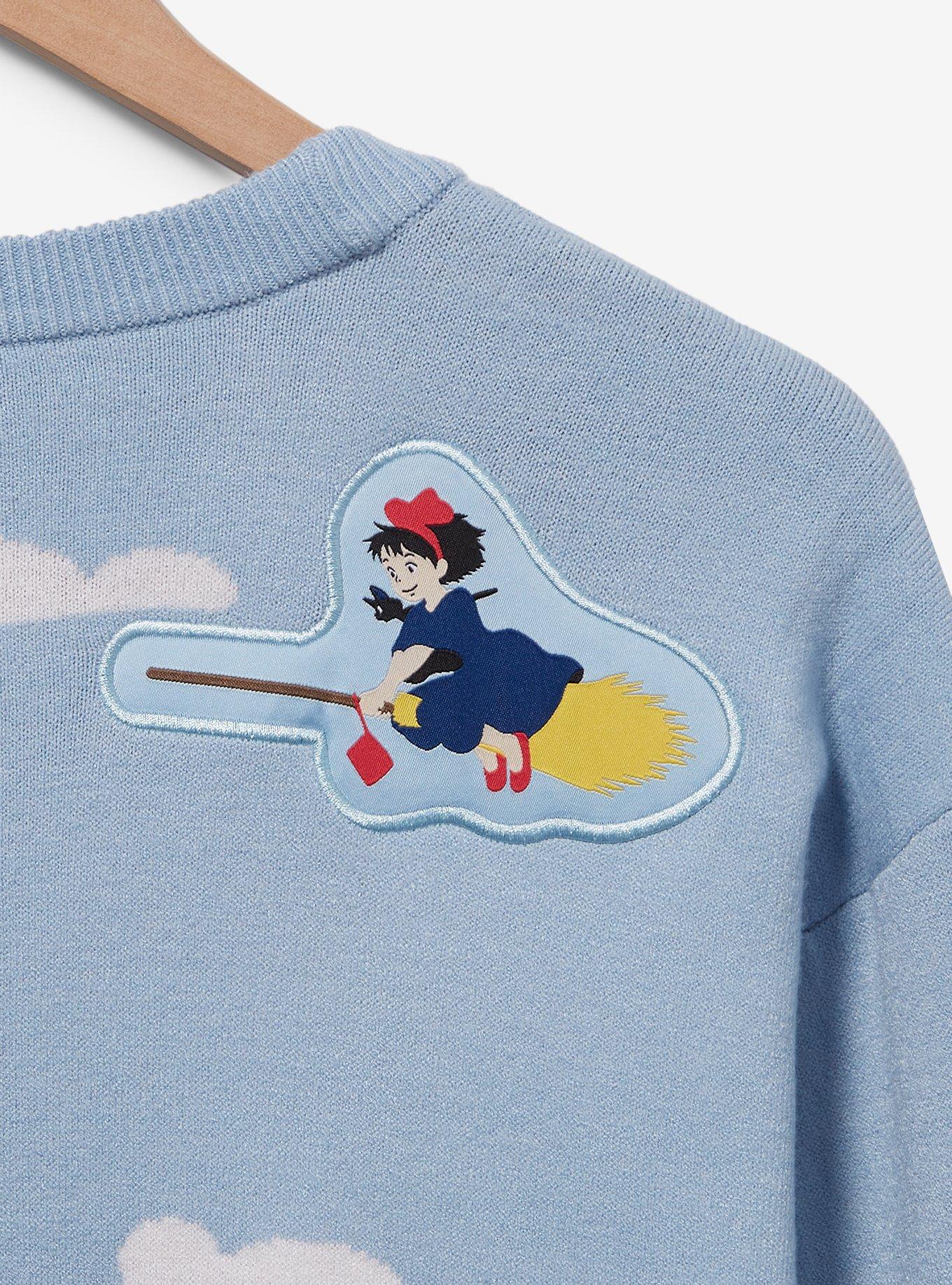 Studio Ghibli Kiki's Delivery Service Scenic Women's Cardigan - BoxLunch Exclusive, LIGHT BLUE, alternate