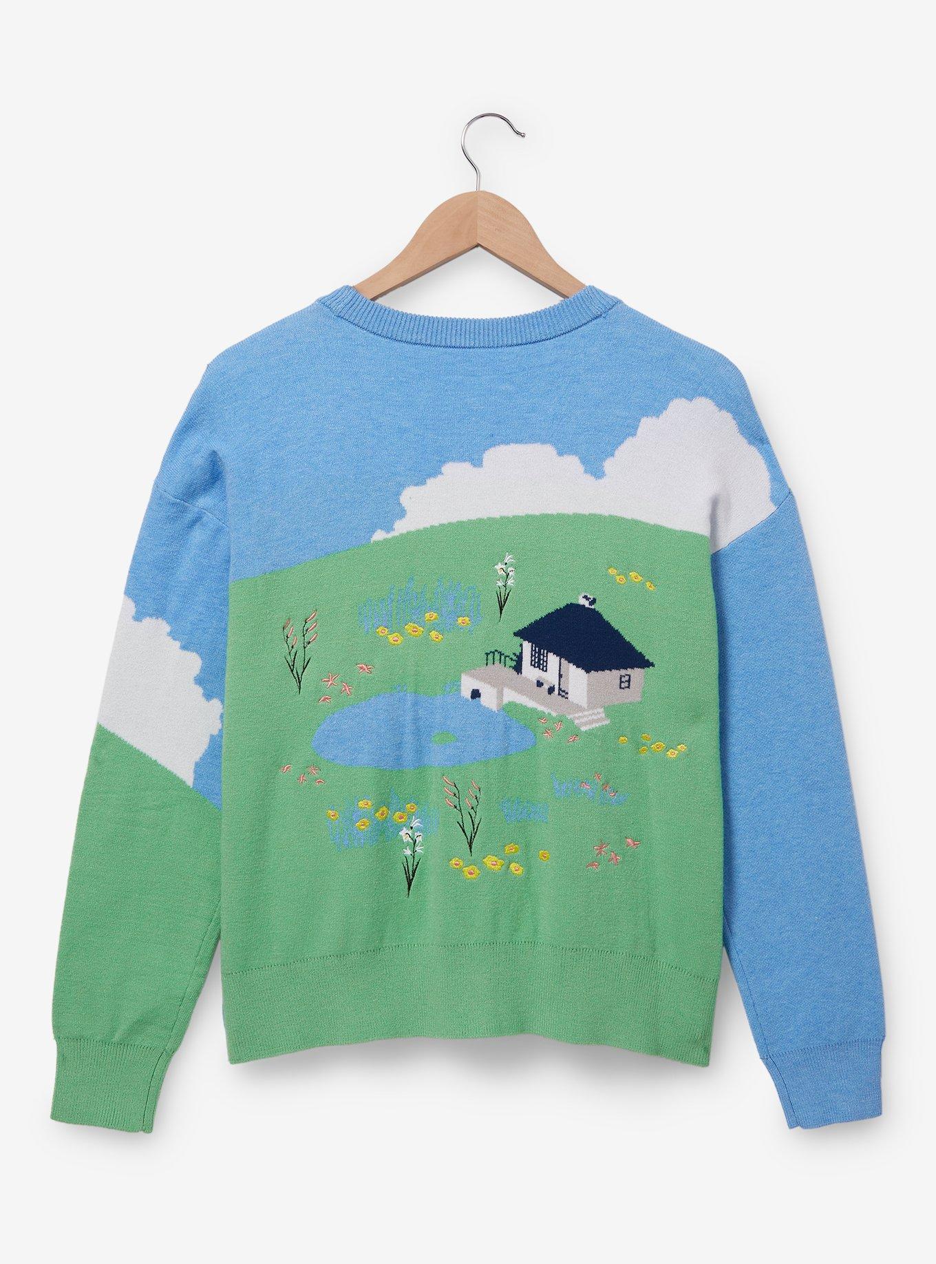 Studio Ghibli Howl's Moving Castle Sophie & Howl Women's Cardigan - BoxLunch Exclusive, BLUE, alternate