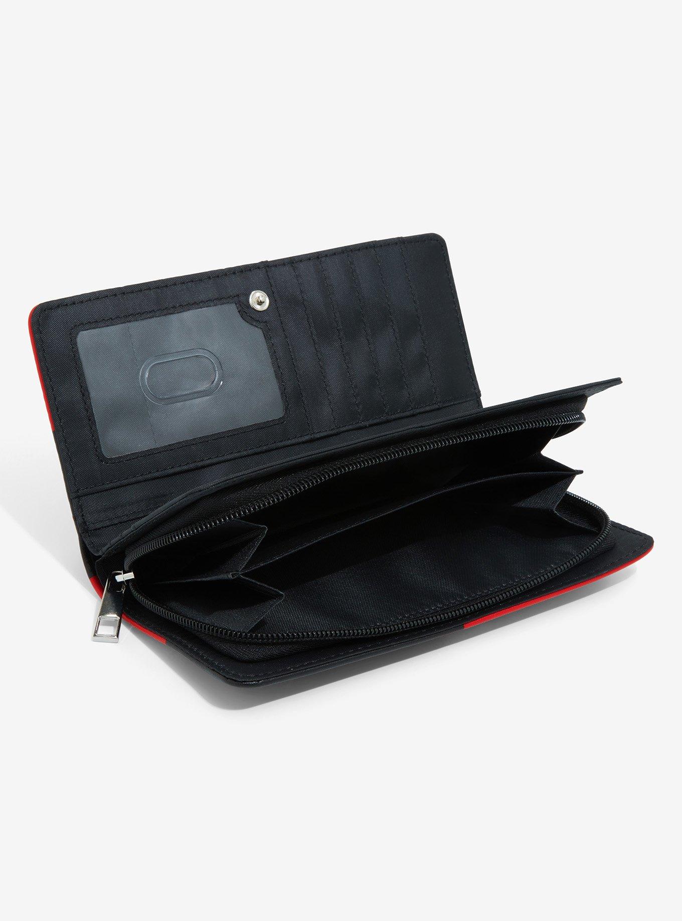 DC Comics Harley Quinn Diamond Pattern Wallet - BoxLunch Exclusive, , alternate