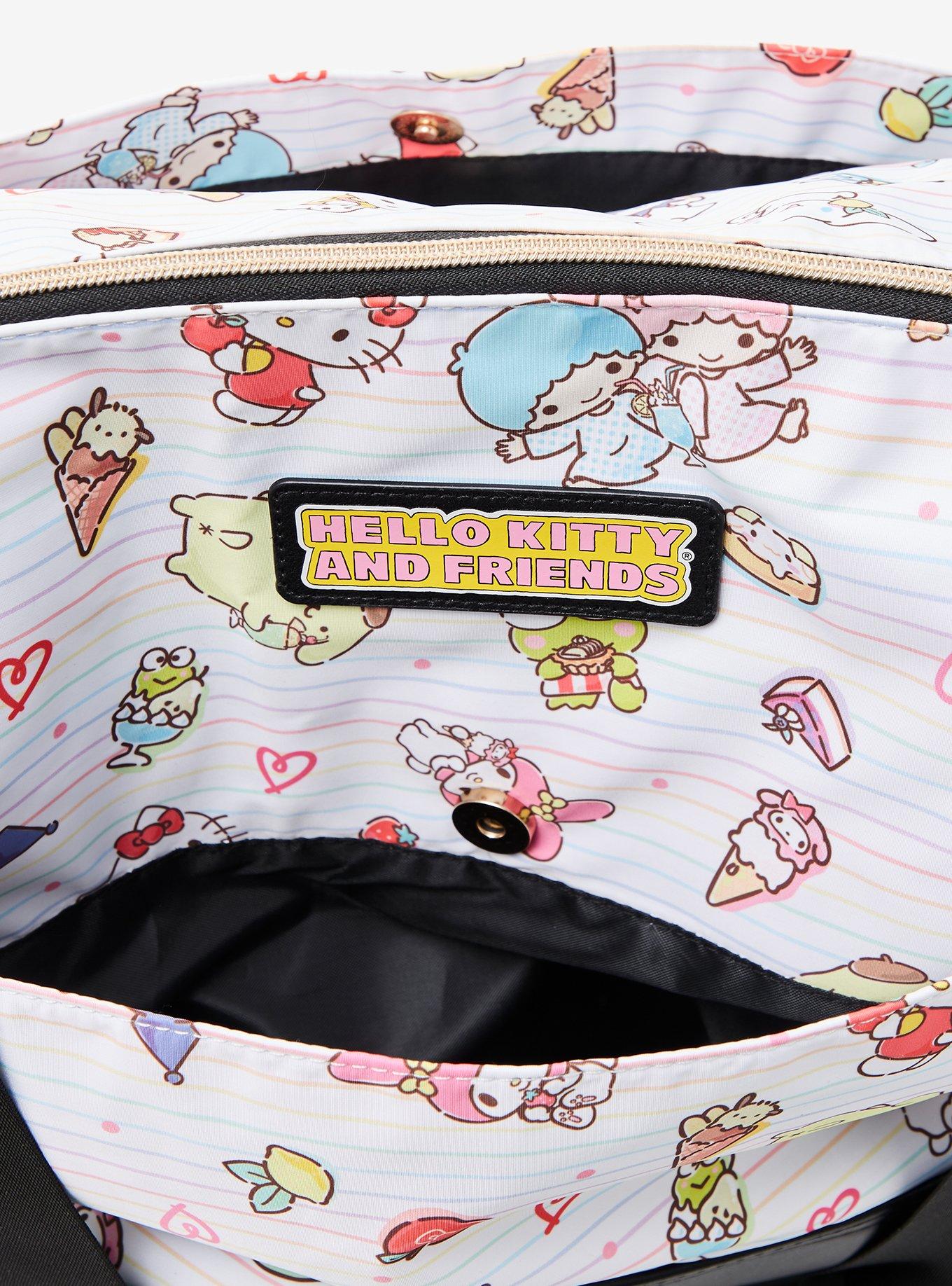 Sanrio Hello Kitty and Friends Desserts Allover Print Tote Bag, , alternate