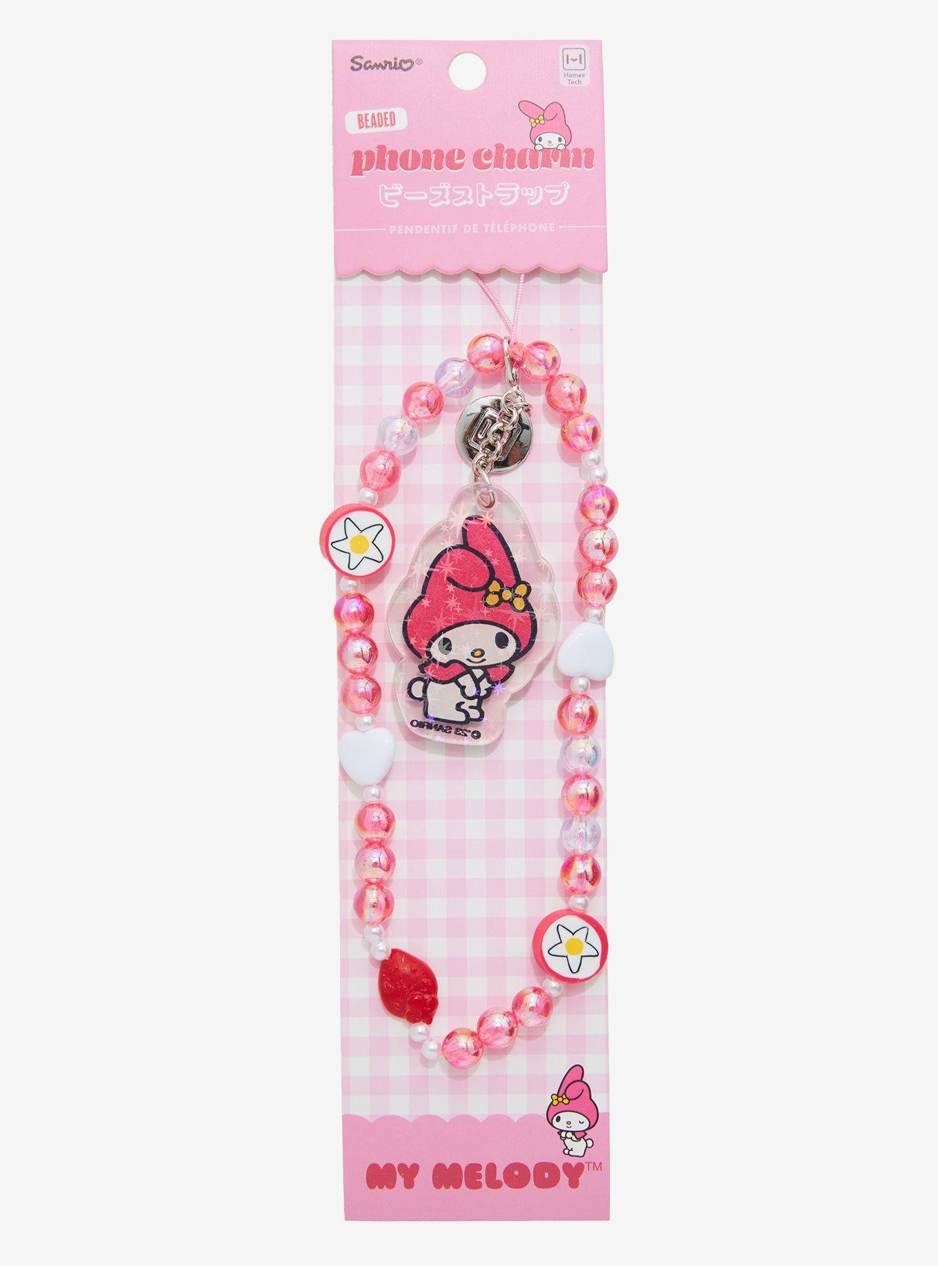 My Melody Wristlet Phone Charm, , alternate