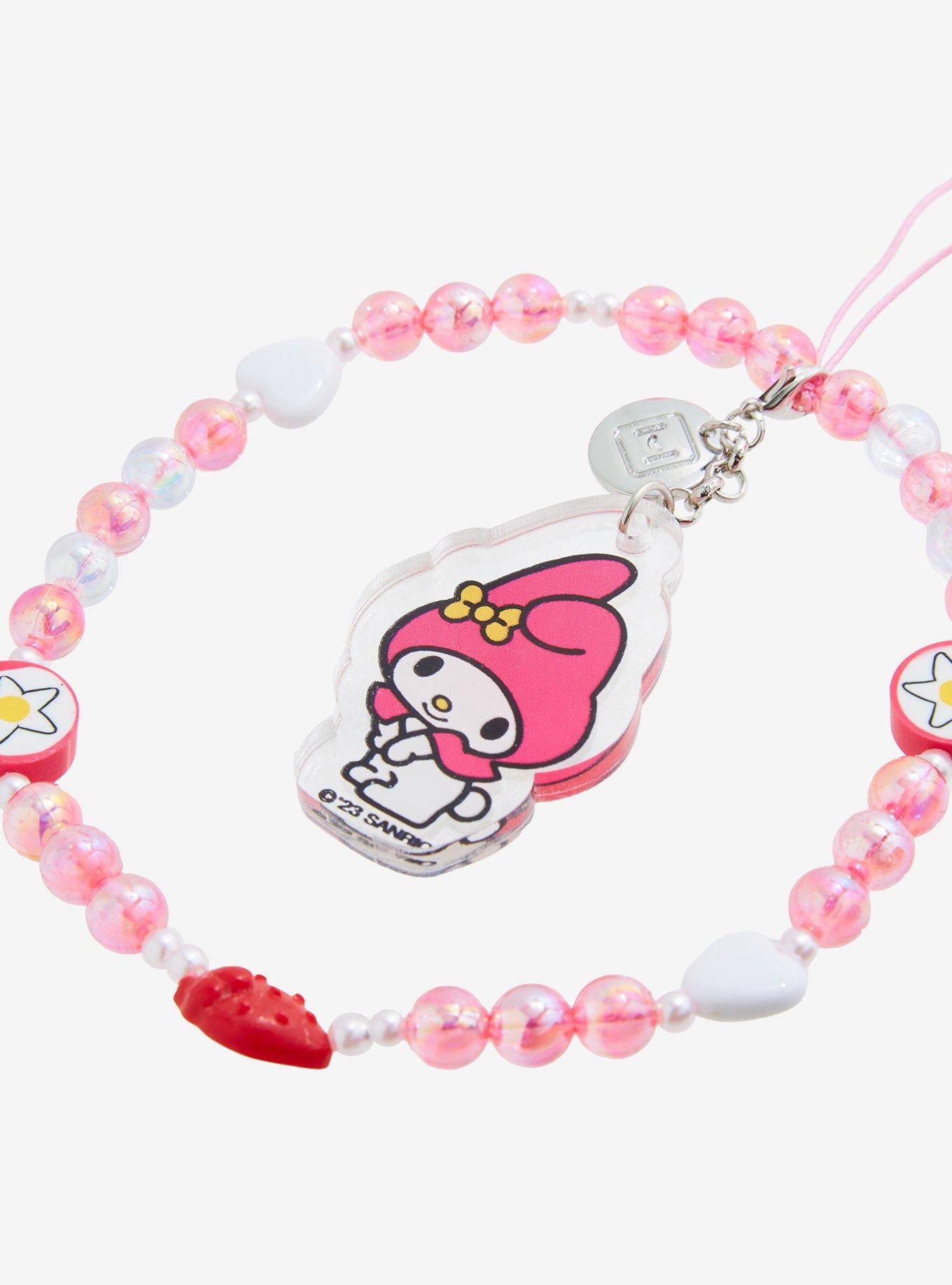 My Melody Wristlet Phone Charm, , alternate