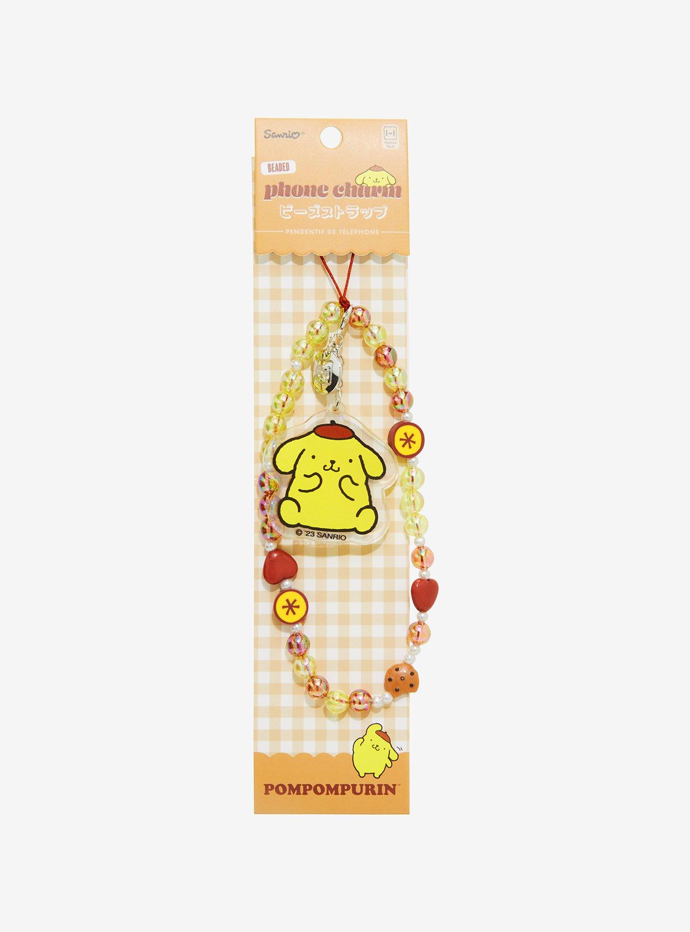 Pompompurin Bead Phone Charm, , alternate