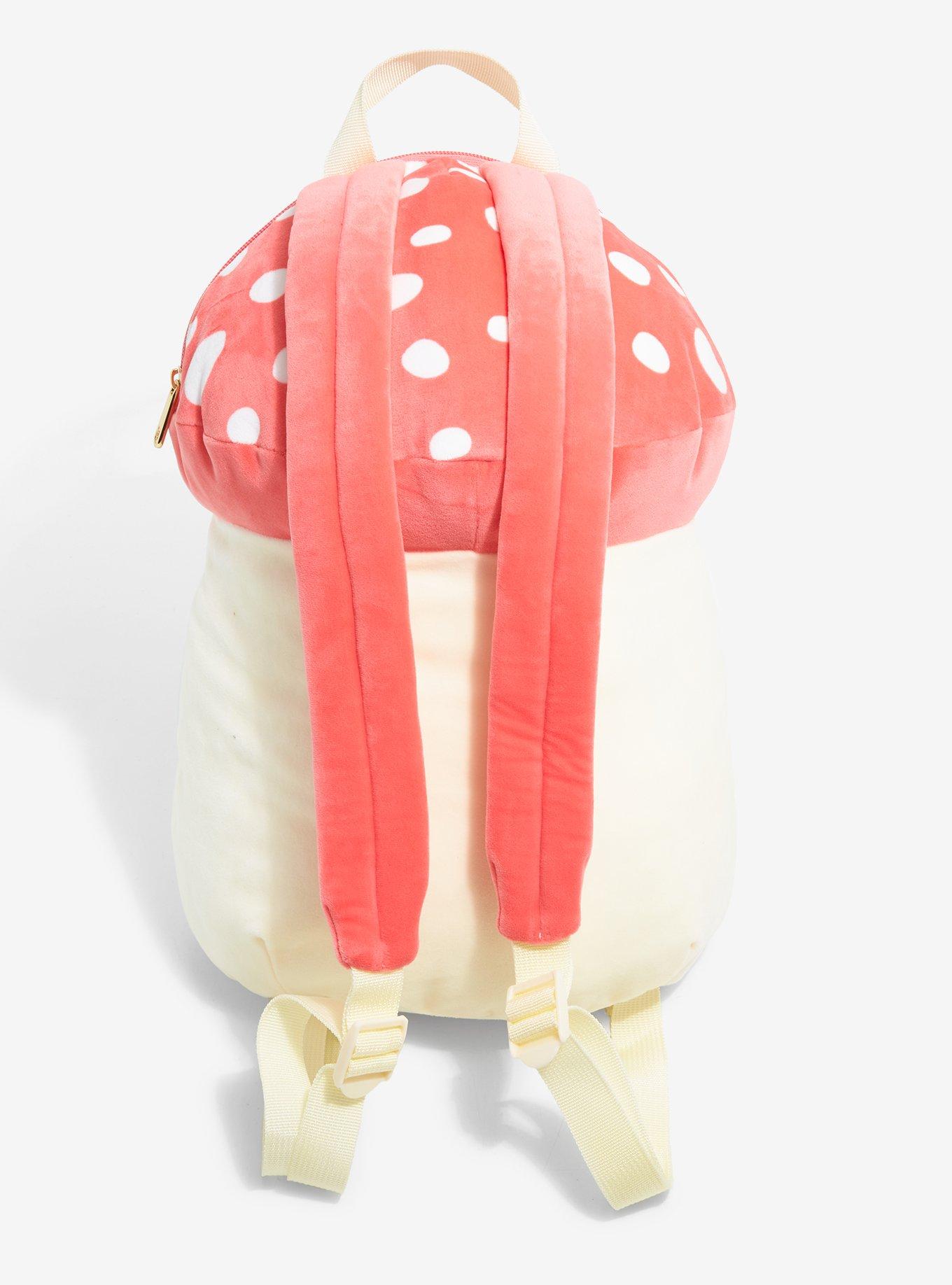 Squishmalllows Malcolm Mushroom Plush Backpack, , alternate