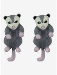 Possum Figural Front/Back Earrings, , alternate