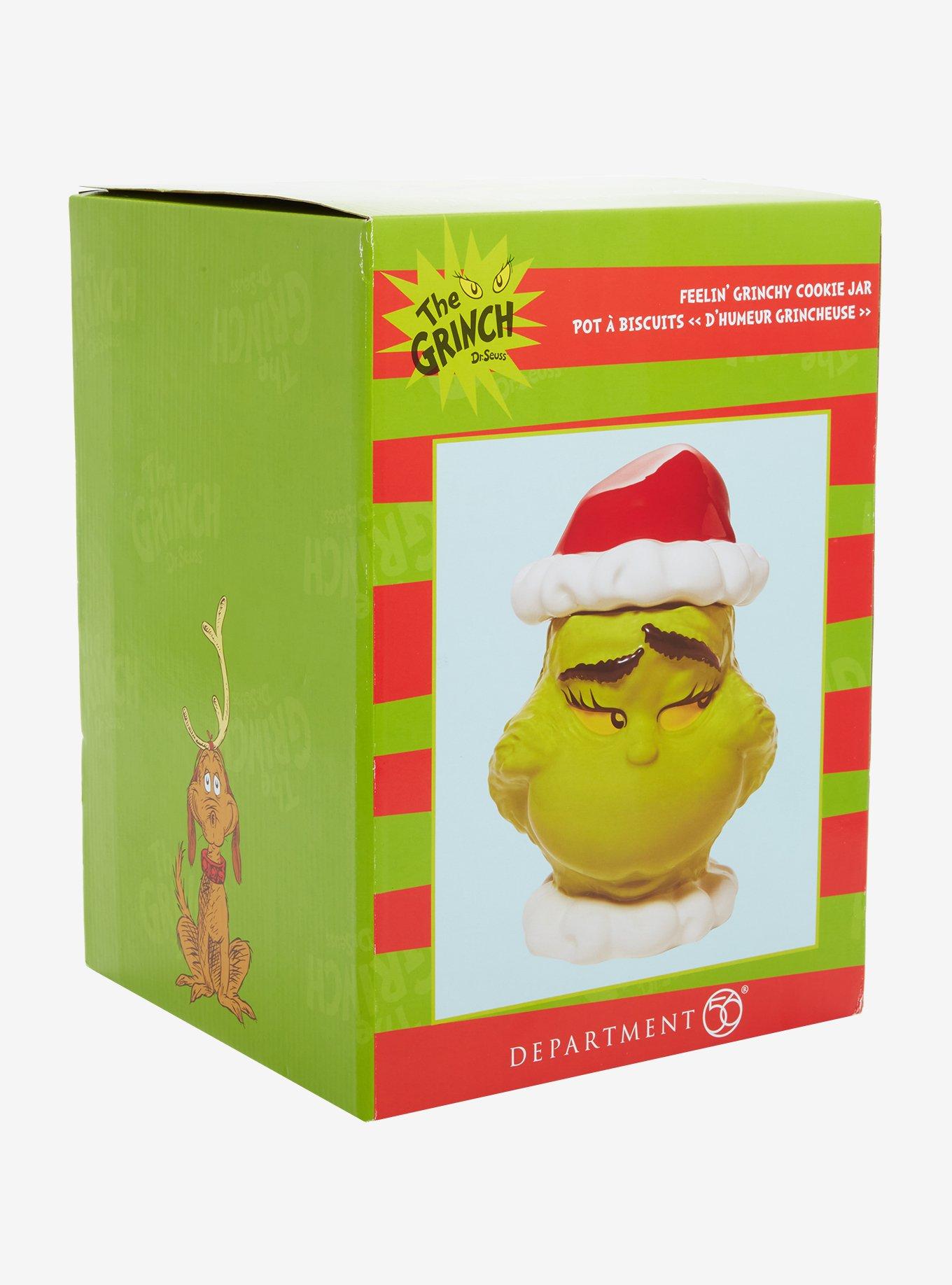 How The Grinch Stole Christmas Santa Grinch Cookie Jar, , alternate